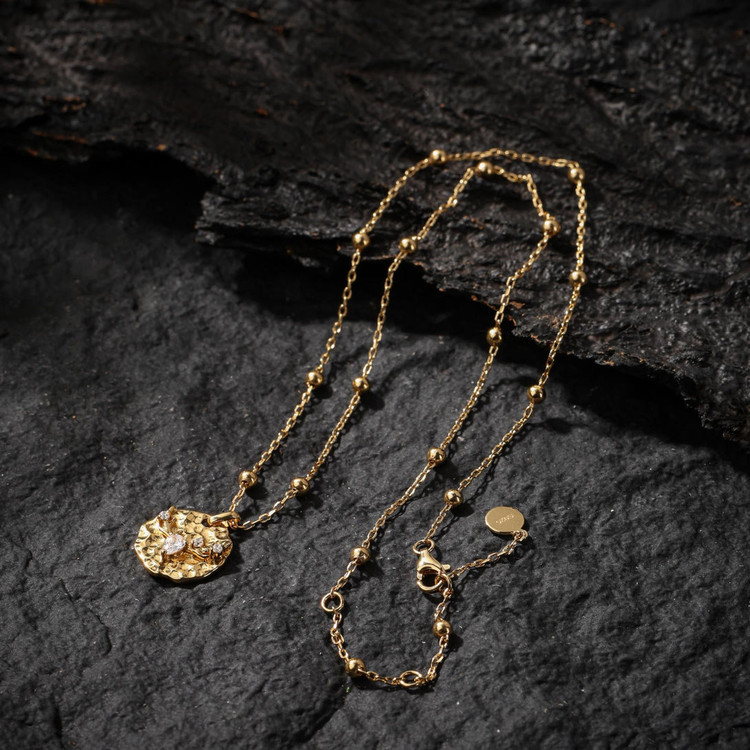 18K Gold Plated Deer Necklace Strength and Energy