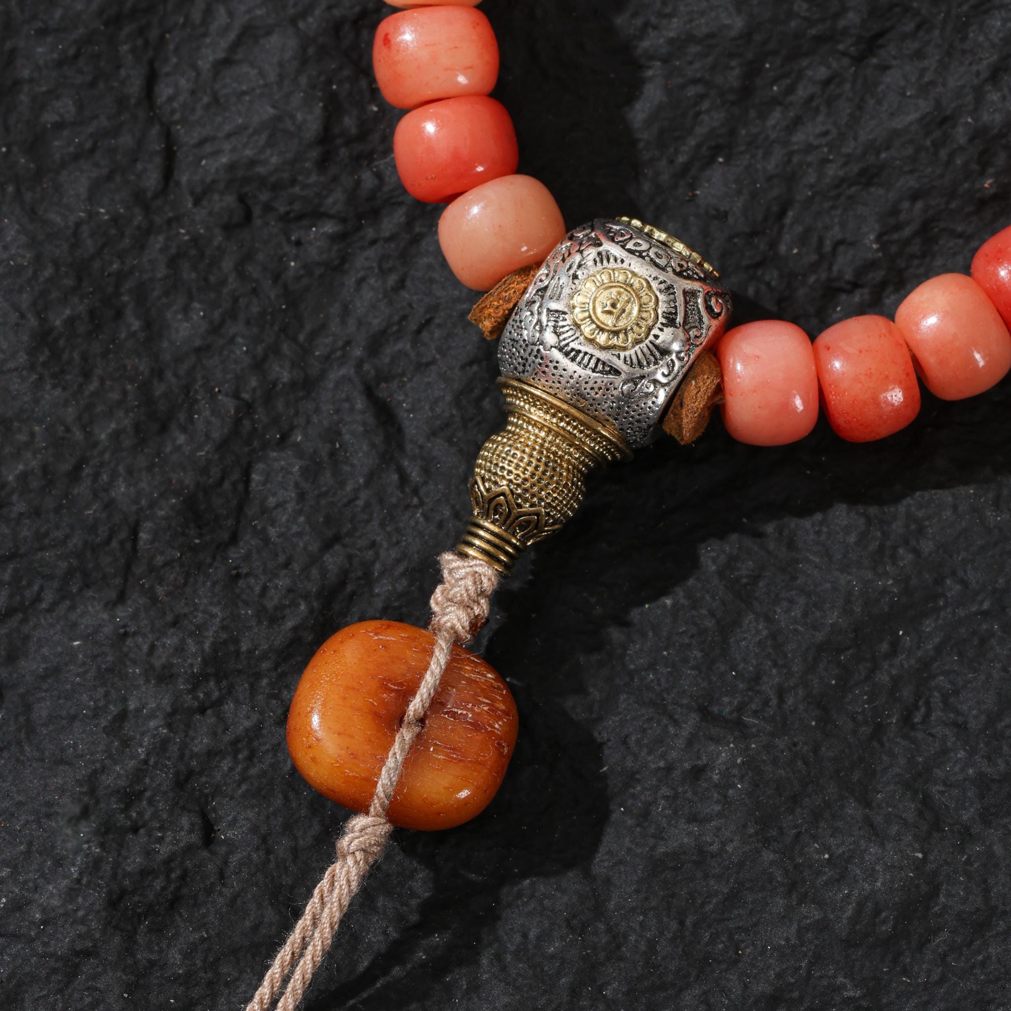 Yak Bone 108 Mala Beads