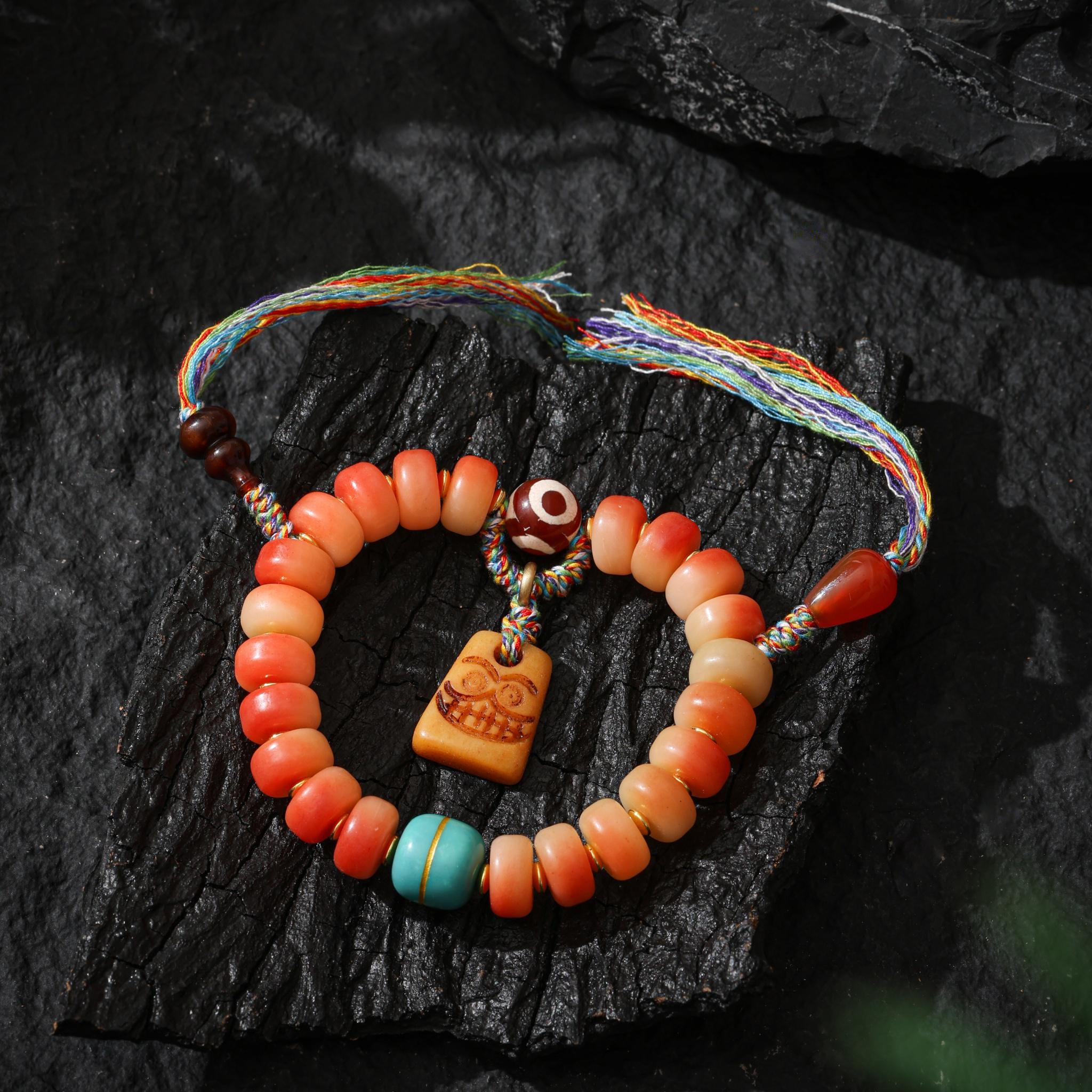 Bone Bracelet Turquoise Diz bead