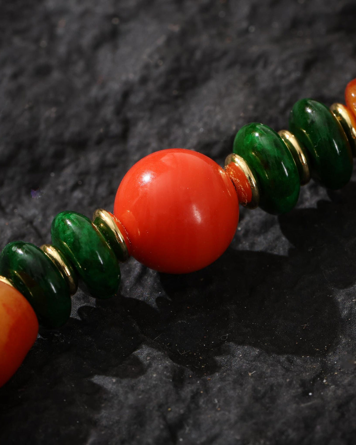 Bone Skull Necklace 108 Mala Beads-7