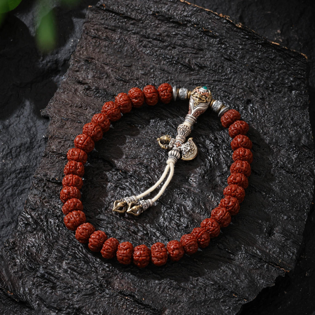 Vajra Rudraksha Beads Bracelet