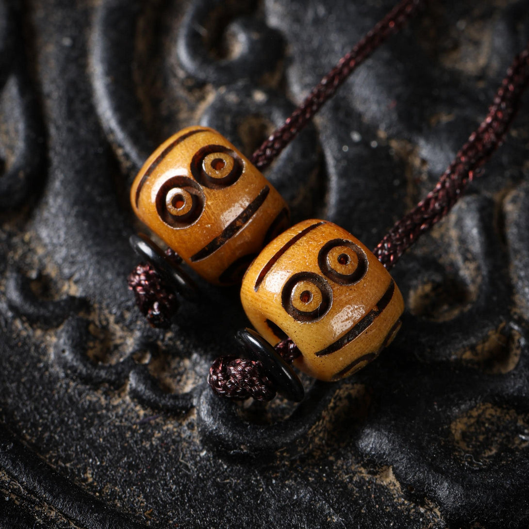 Yak Bone 108 Mala Beads with Turquoise