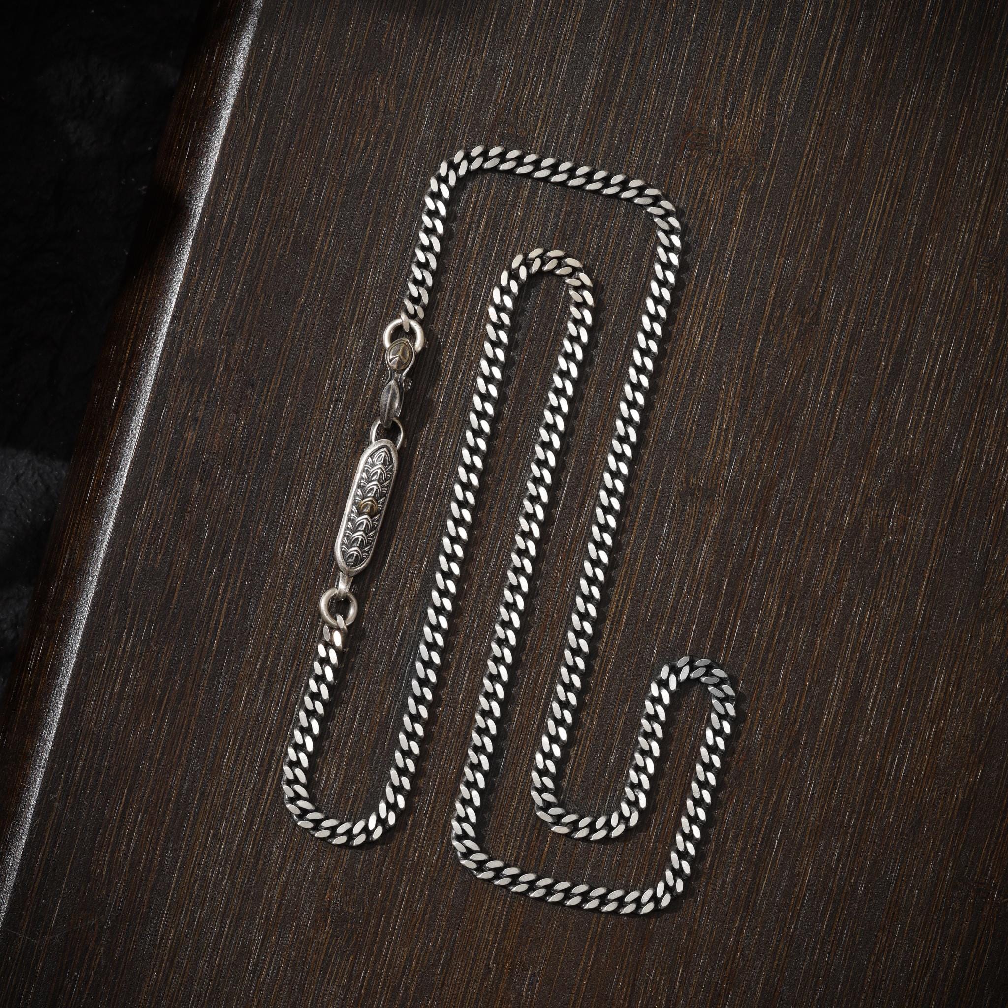 Dragon Scale Chain Sterling Silver