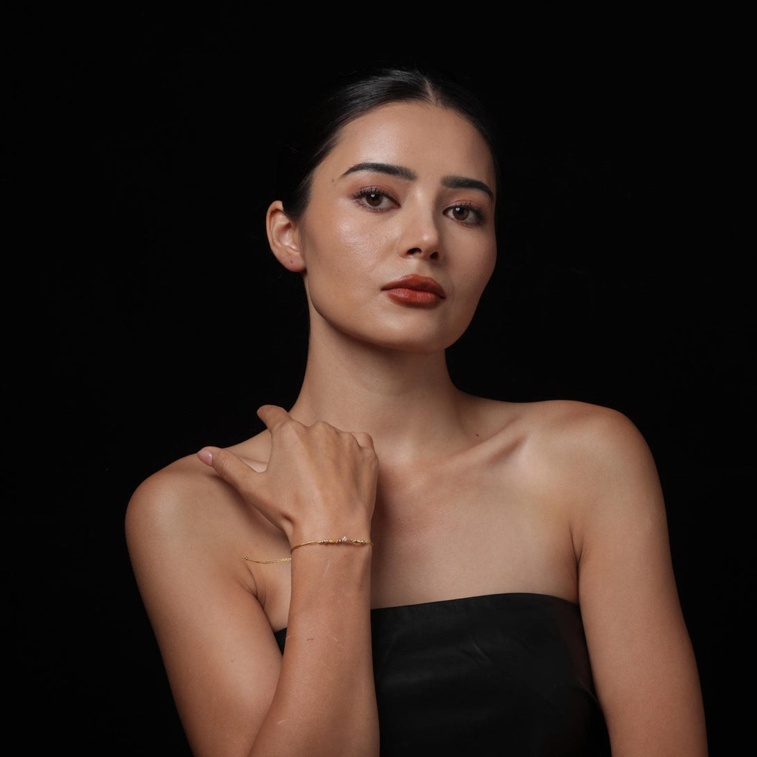 18K Gold Plated Deer Bracelet Strength and Energy