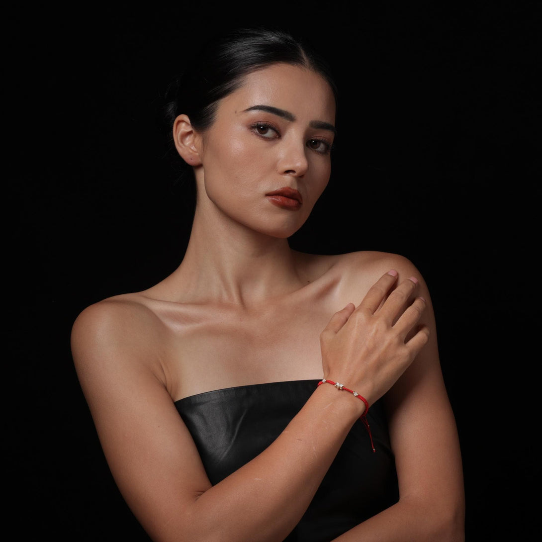 18K Gold Lotus Bracelet Healing Jewelry