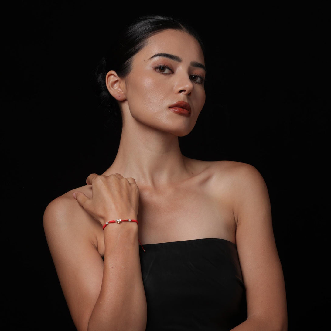 18K Gold Lotus Bracelet Healing Jewelry