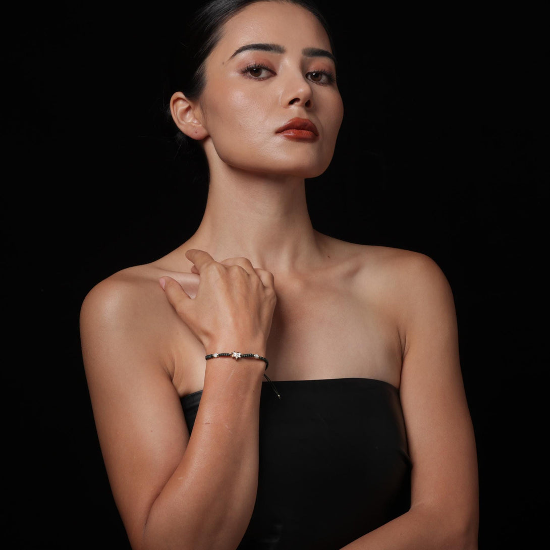 18K Gold Lotus Bracelet Healing Jewelry