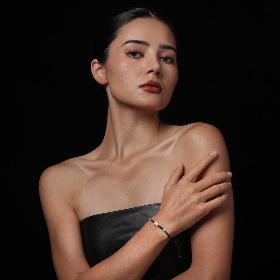 18K Gold Lotus Bracelet Healing Jewelry