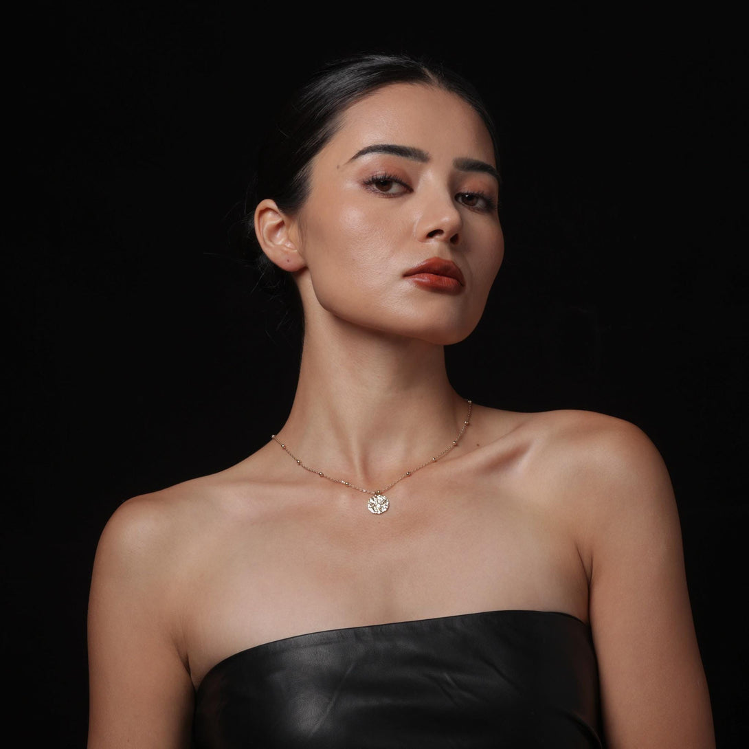 18K Gold Plated Deer Necklace Strength and Energy