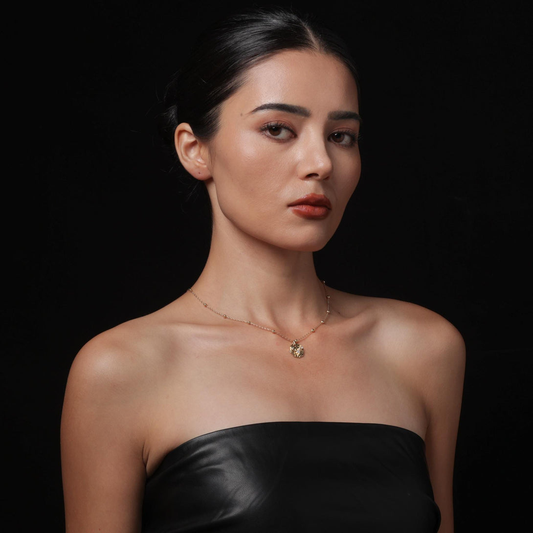 18K Gold Plated Deer Necklace Strength and Energy