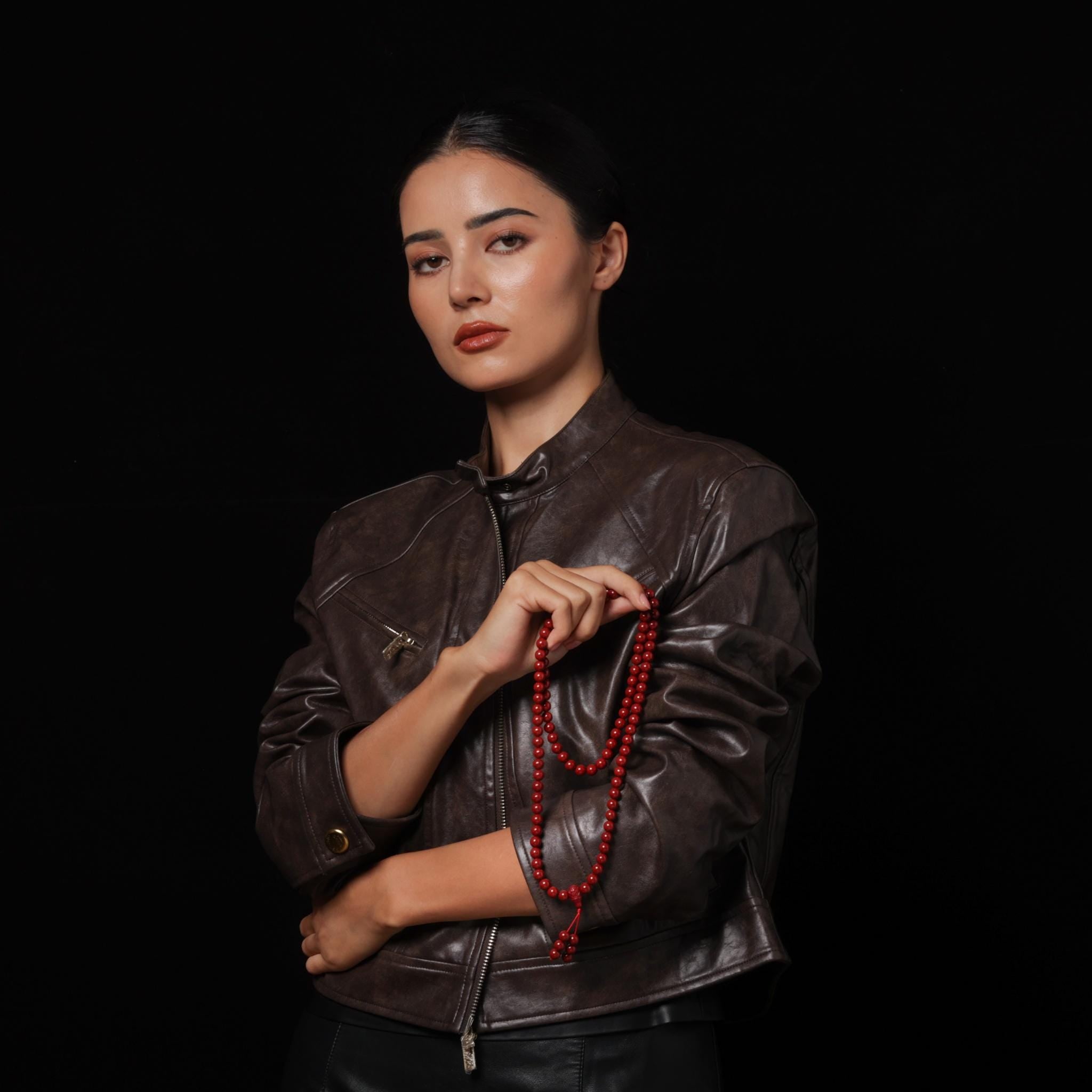 Pure Purple Cinnabar Bracelet Healing Jewelry