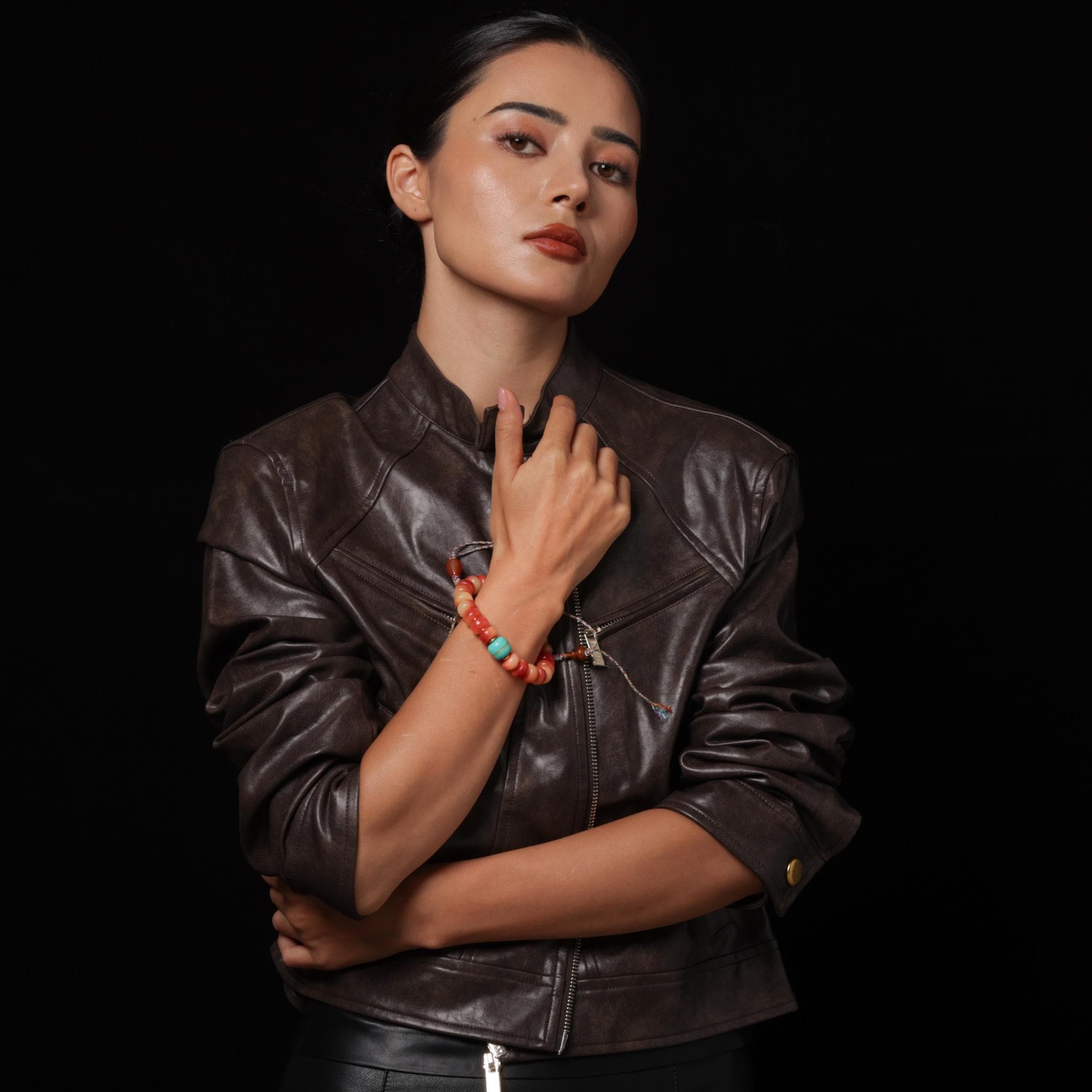 Bone Bracelet Turquoise Diz bead