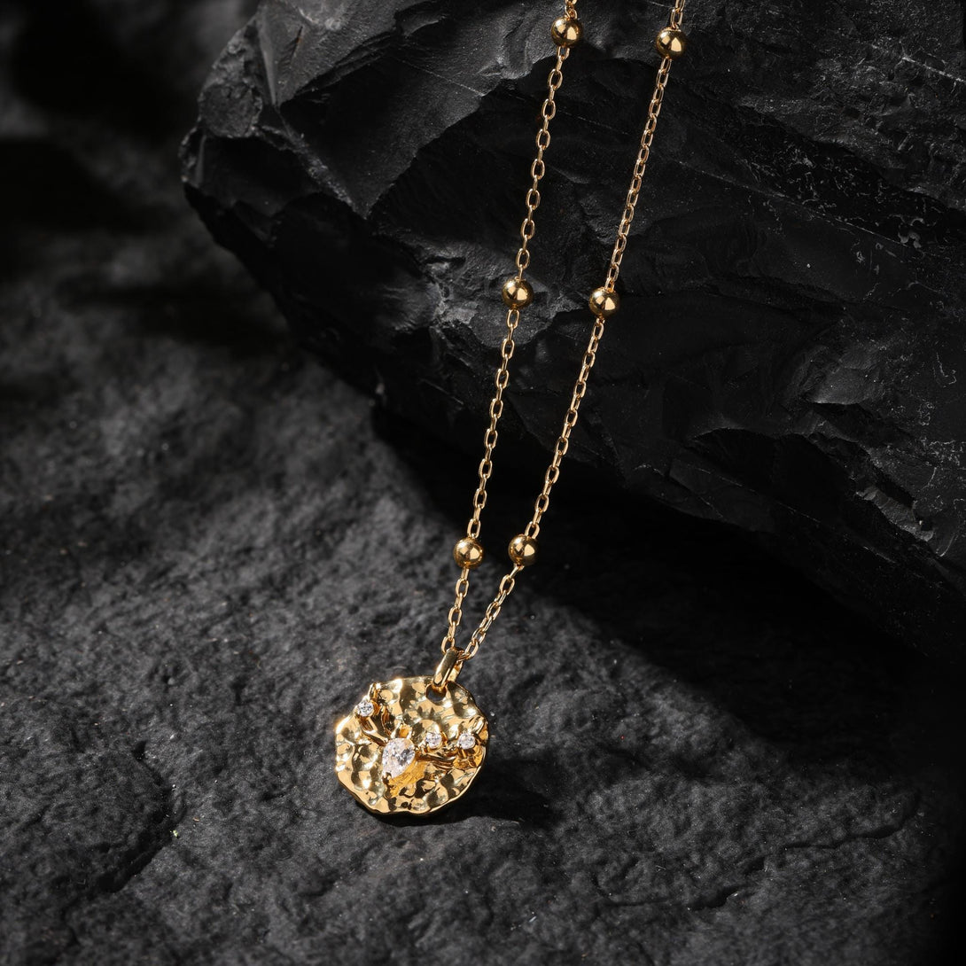 18K Gold Plated Deer Necklace Strength and Energy