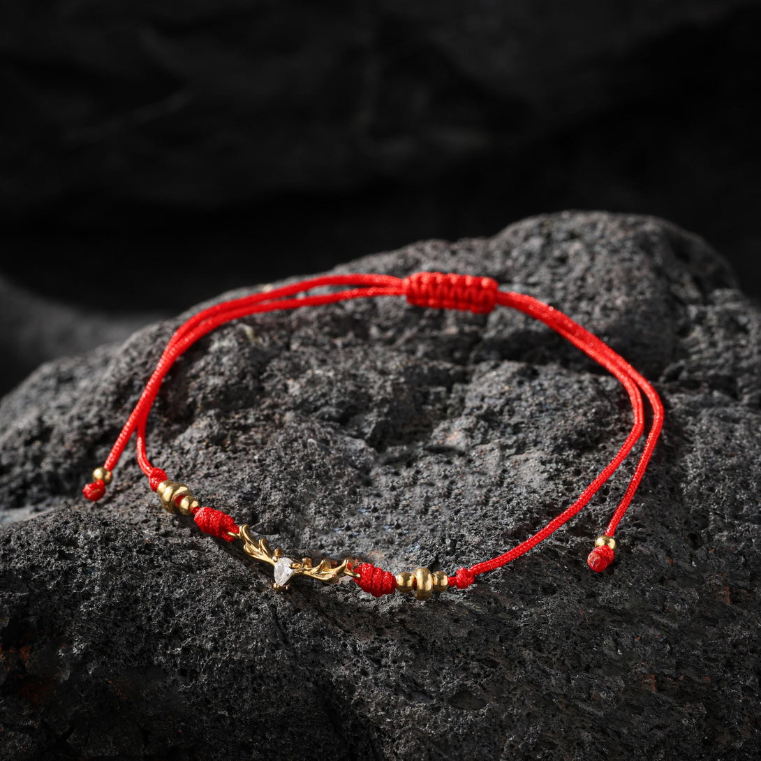 18K Gold Plated Deer Bracelet Strength and Energy