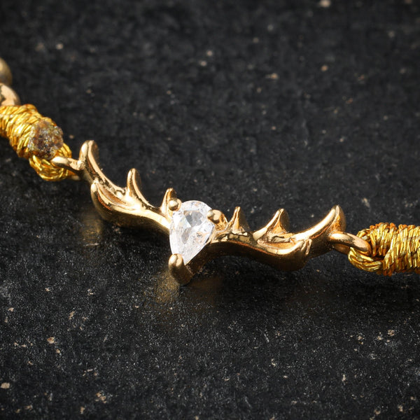 18K Gold Plated Deer Bracelet Strength and Energy