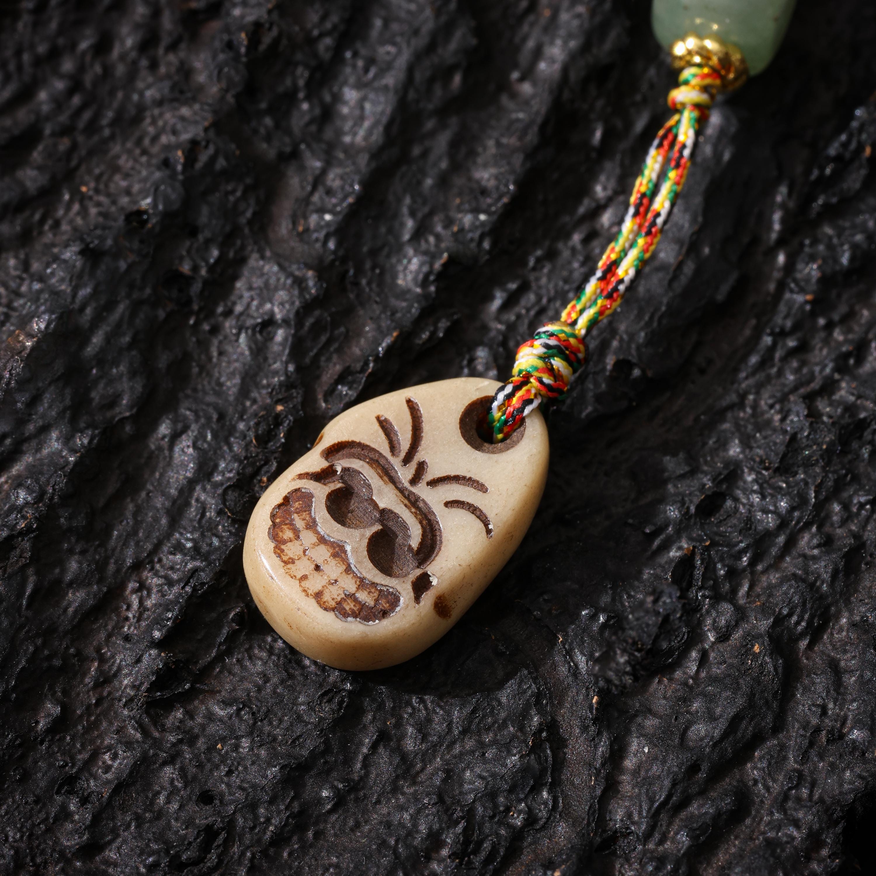 Bone Necklace 108 Mala Beads