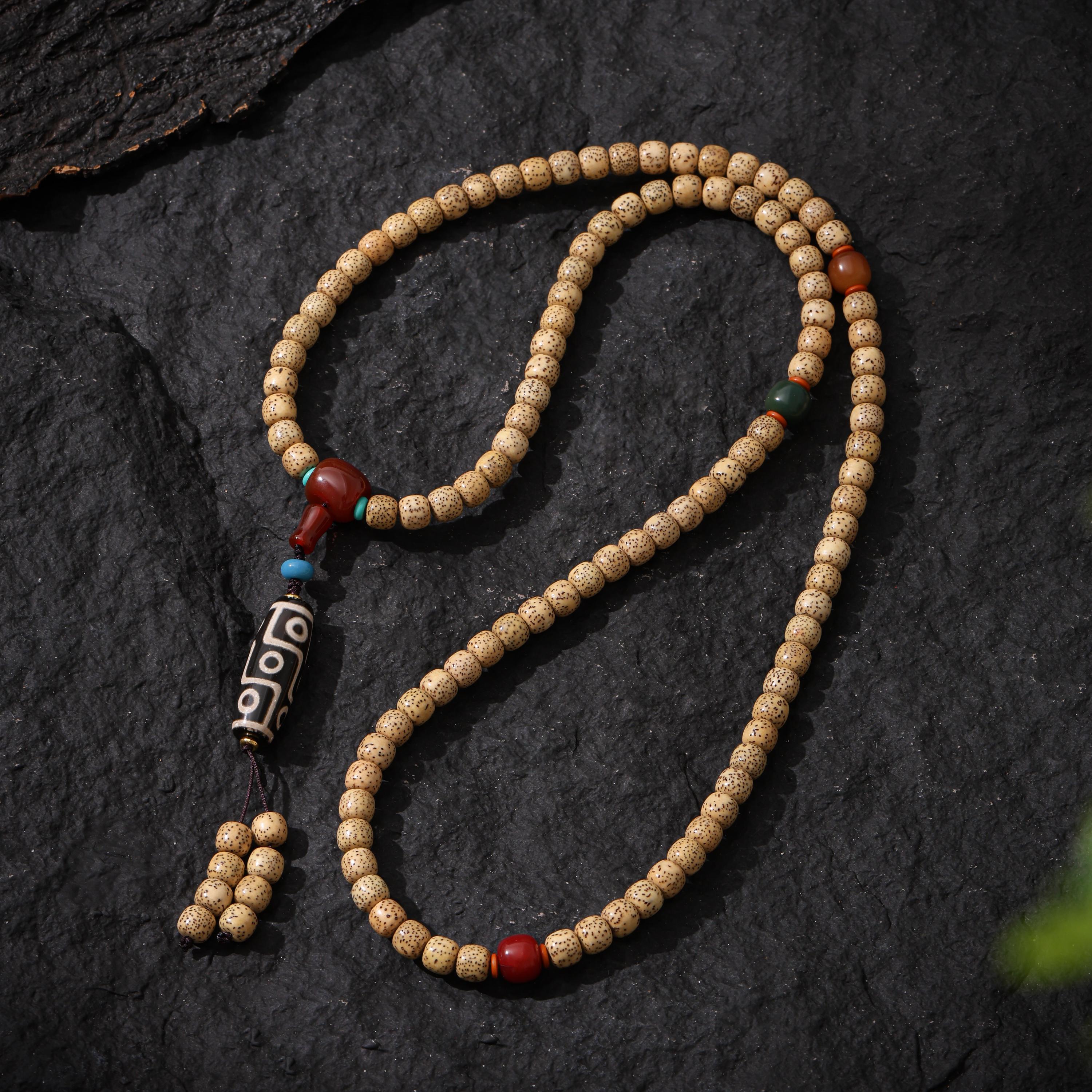 Bodhi Beads Necklace Tibetan 108 Mala