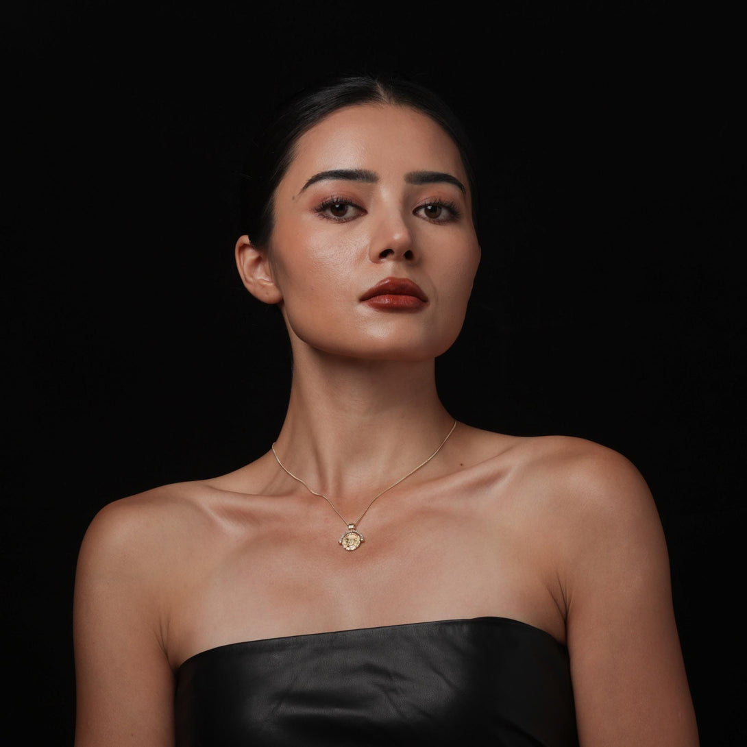 18K Gold-Plated Fortune Zambala Amulet Necklace