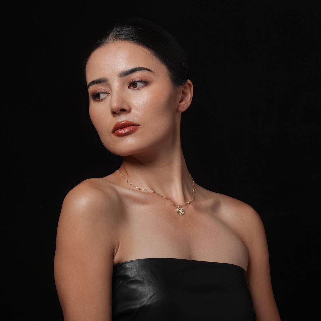 18K Gold Plated Deer Necklace Strength and Energy