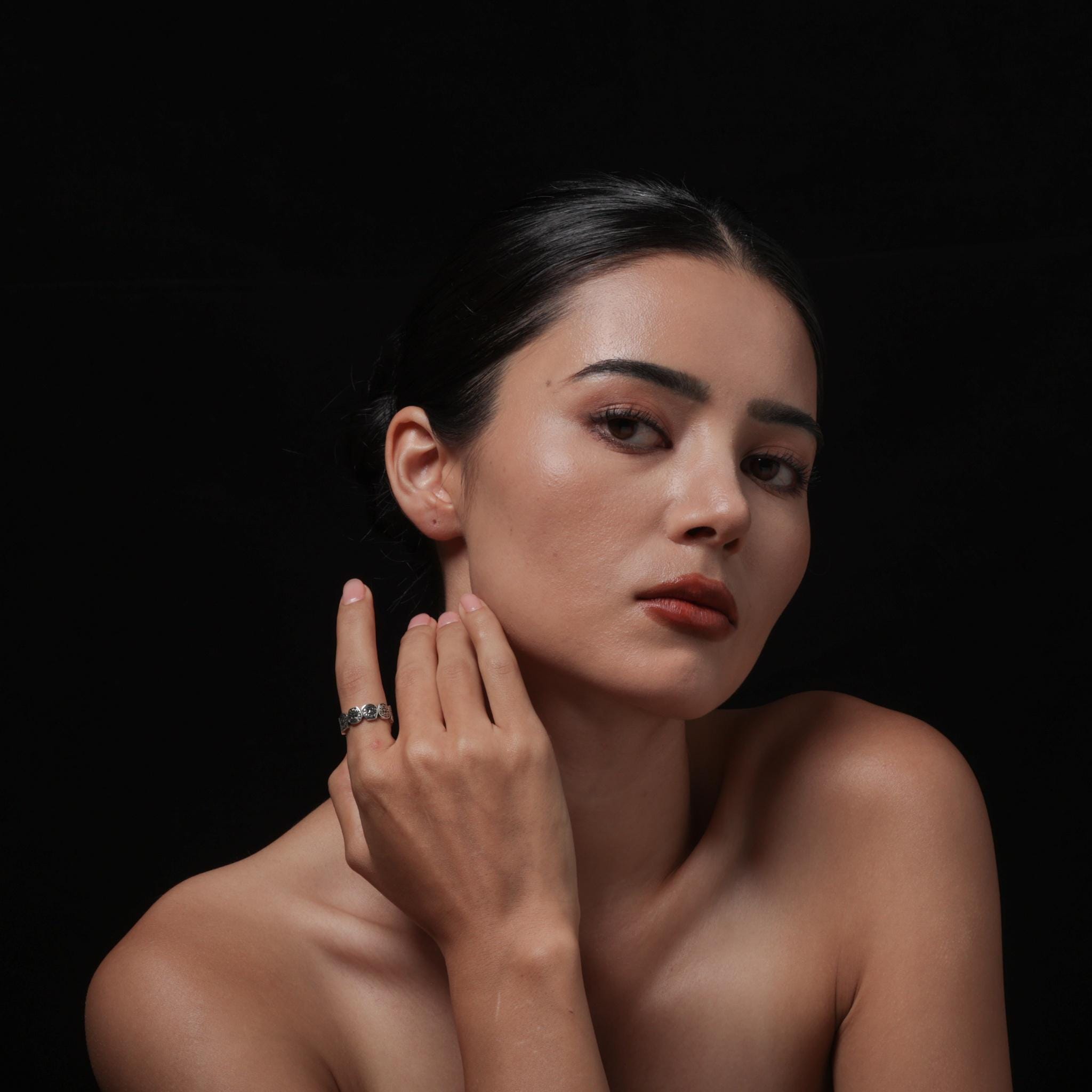 Adjustable Ring Tibetan Wealth Protector Zaki