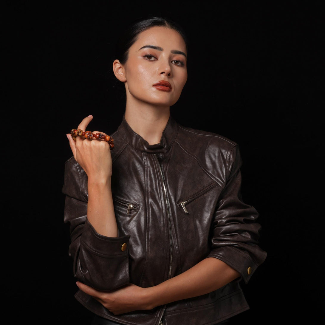 Bone Skull Bracelet Tibetan Protection Amulet