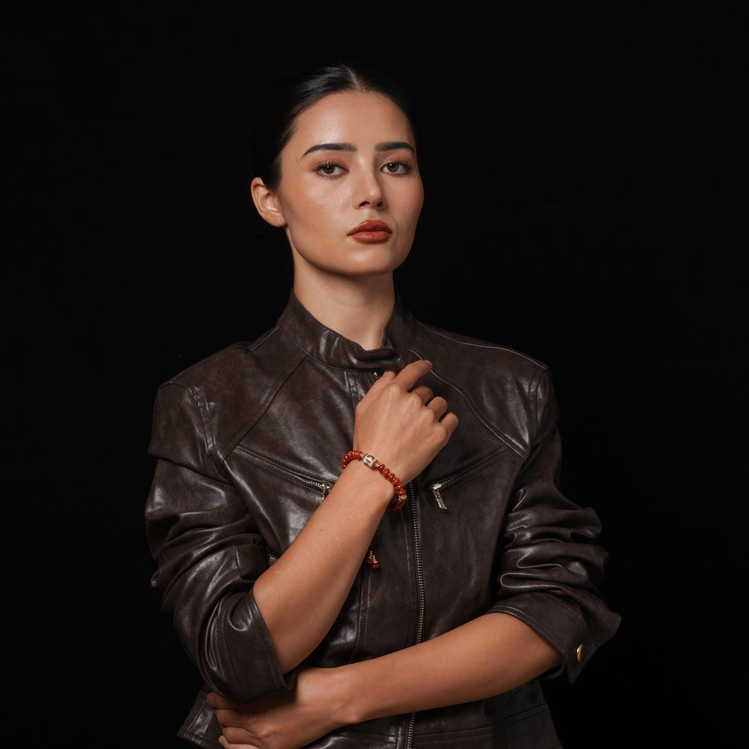 Red Agate Tibetan Bracelet