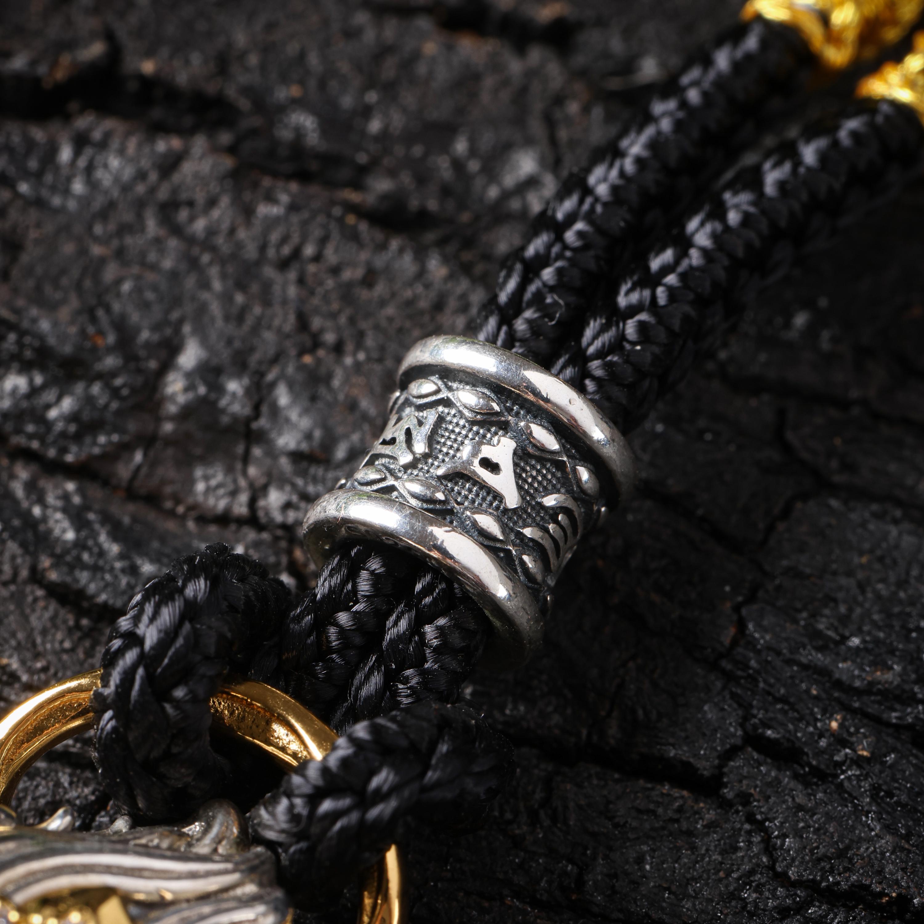 Acala Fudo Myo-o Pendant Silver 24K Gold Vermeil