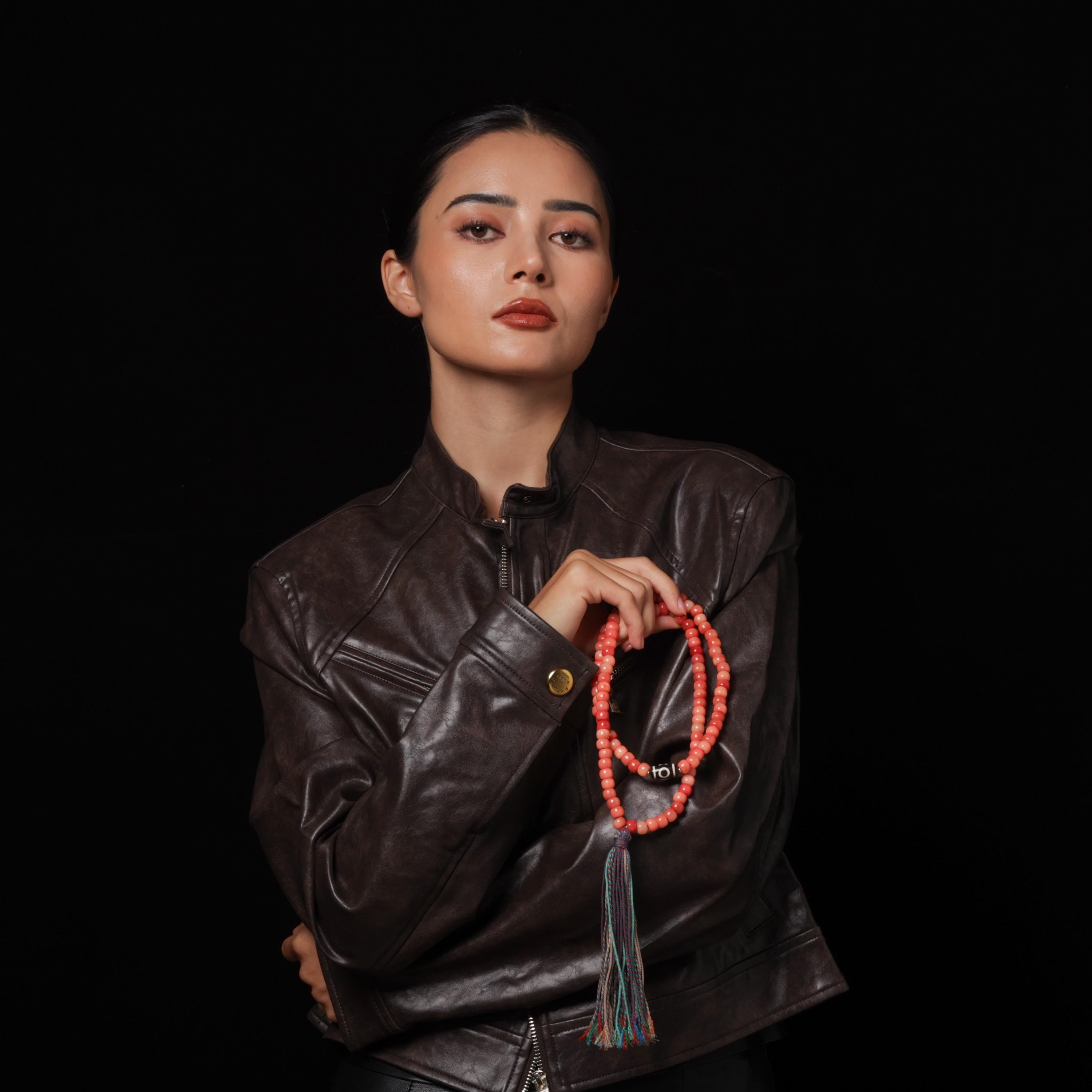 Bone Necklace 108 Dzi Mala Beads