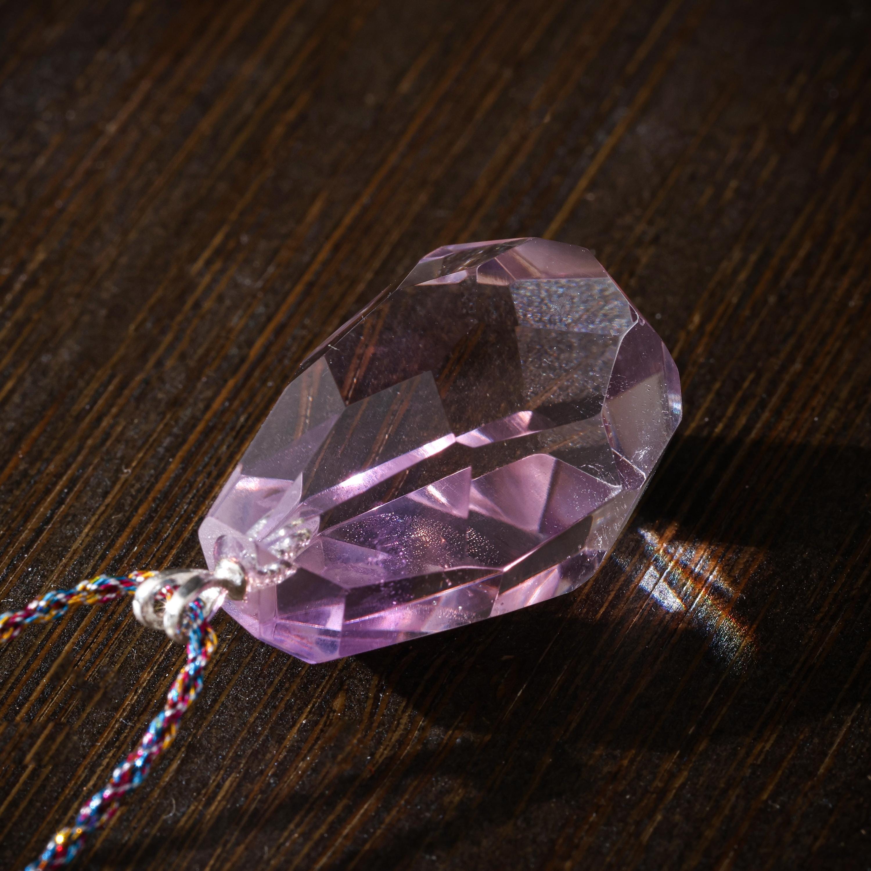 Amethyst Natural Super Seven Crystal Necklace
