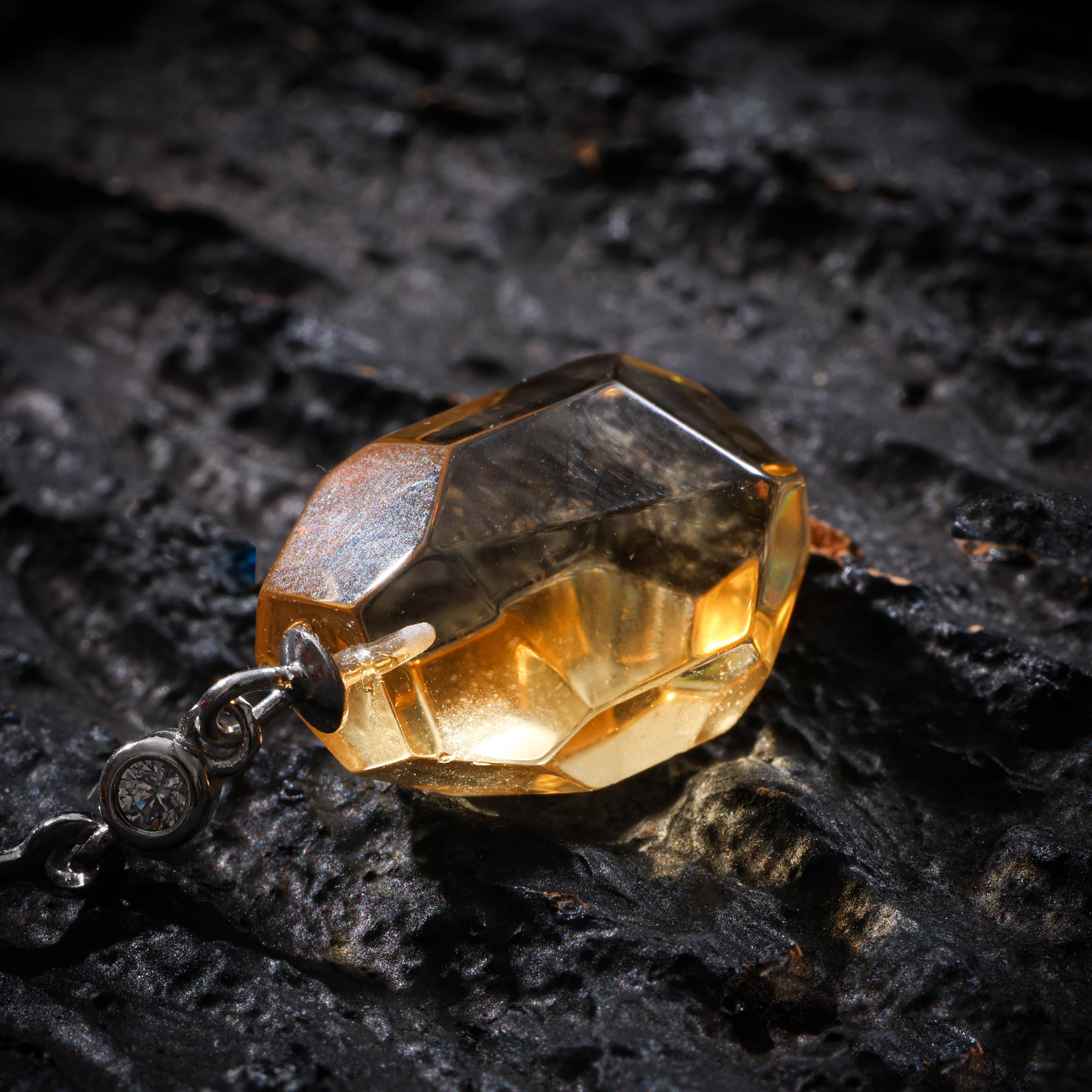 Natural Citrine Earrings