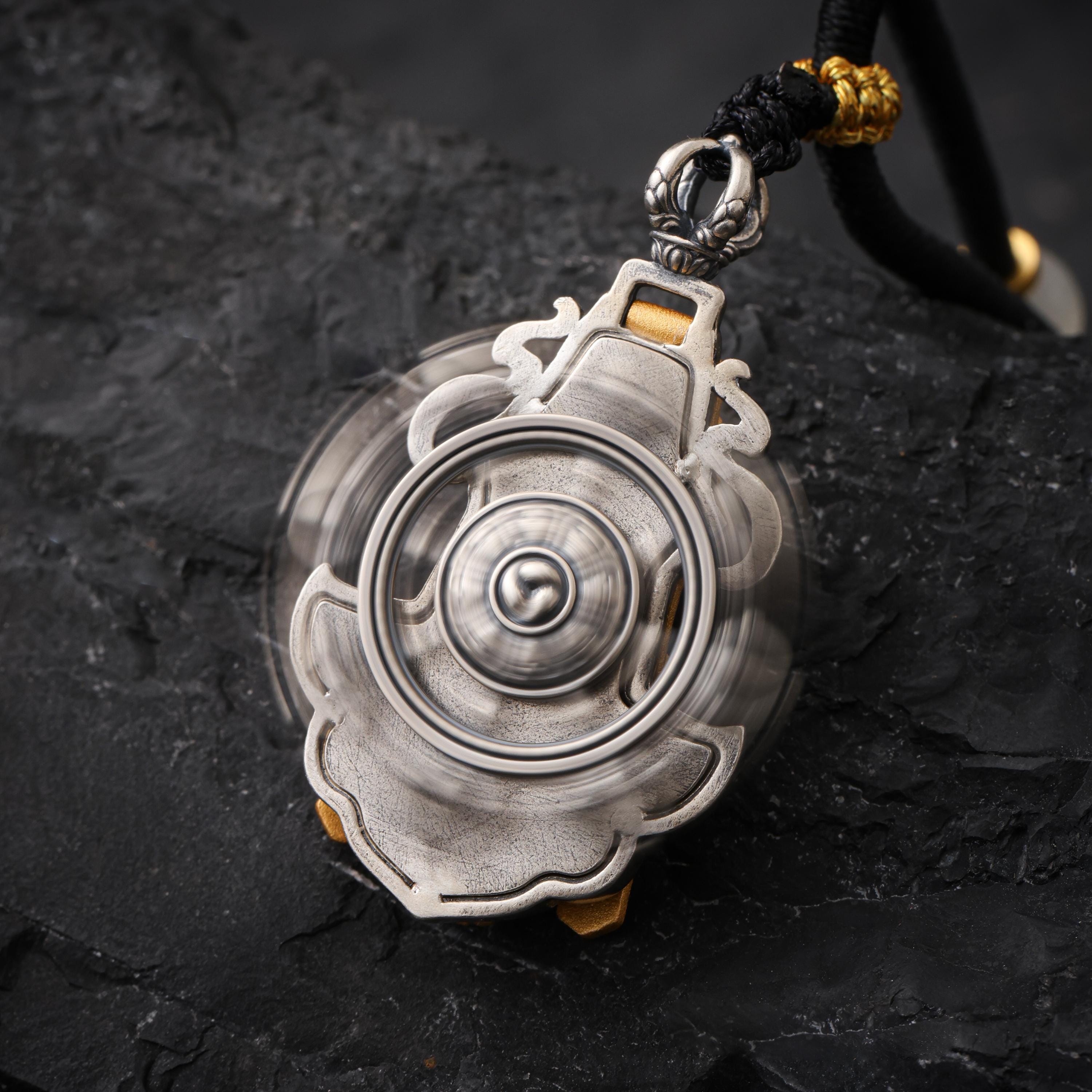 18K Gold-Plated Fortune Pendant