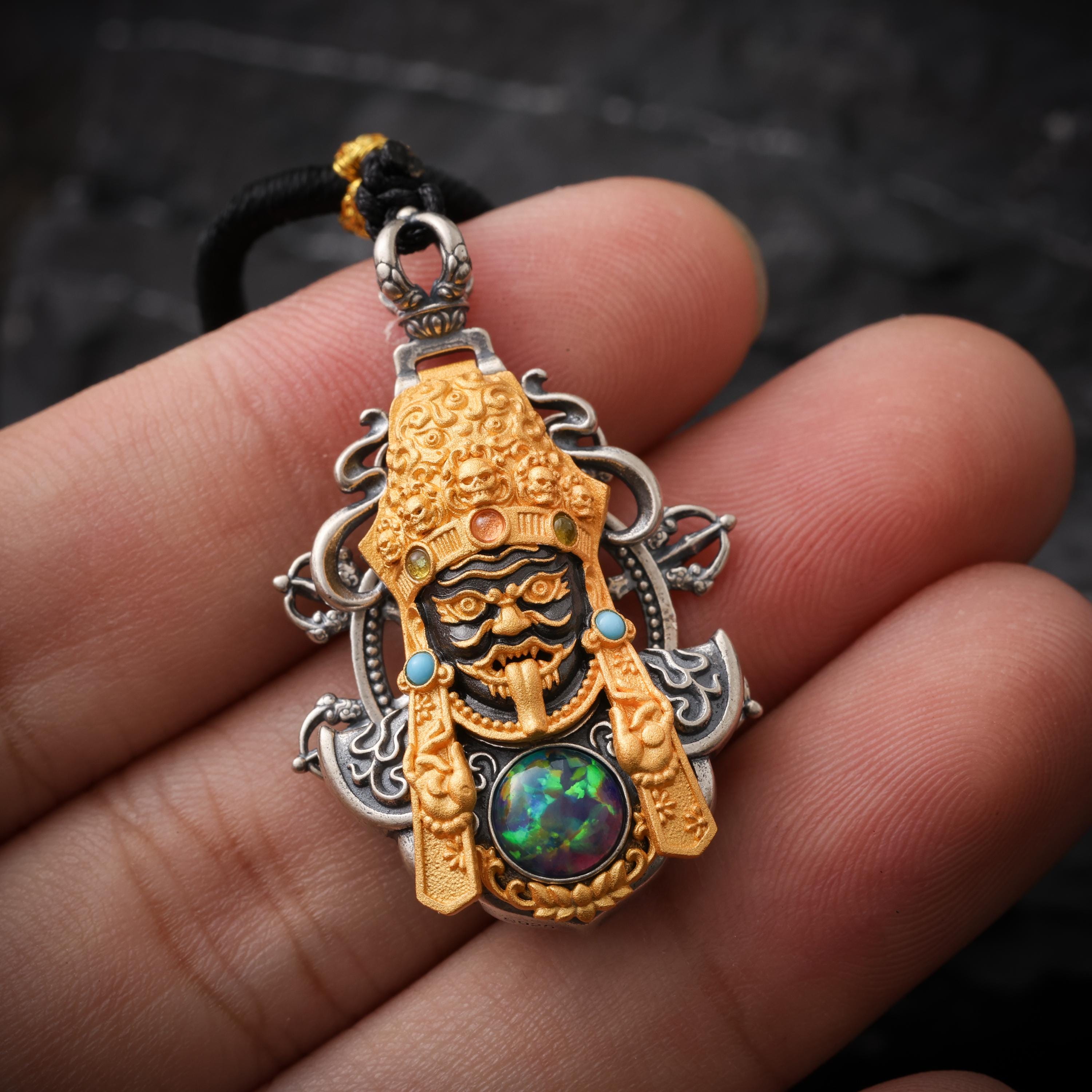 18K Gold-Plated Fortune Pendant