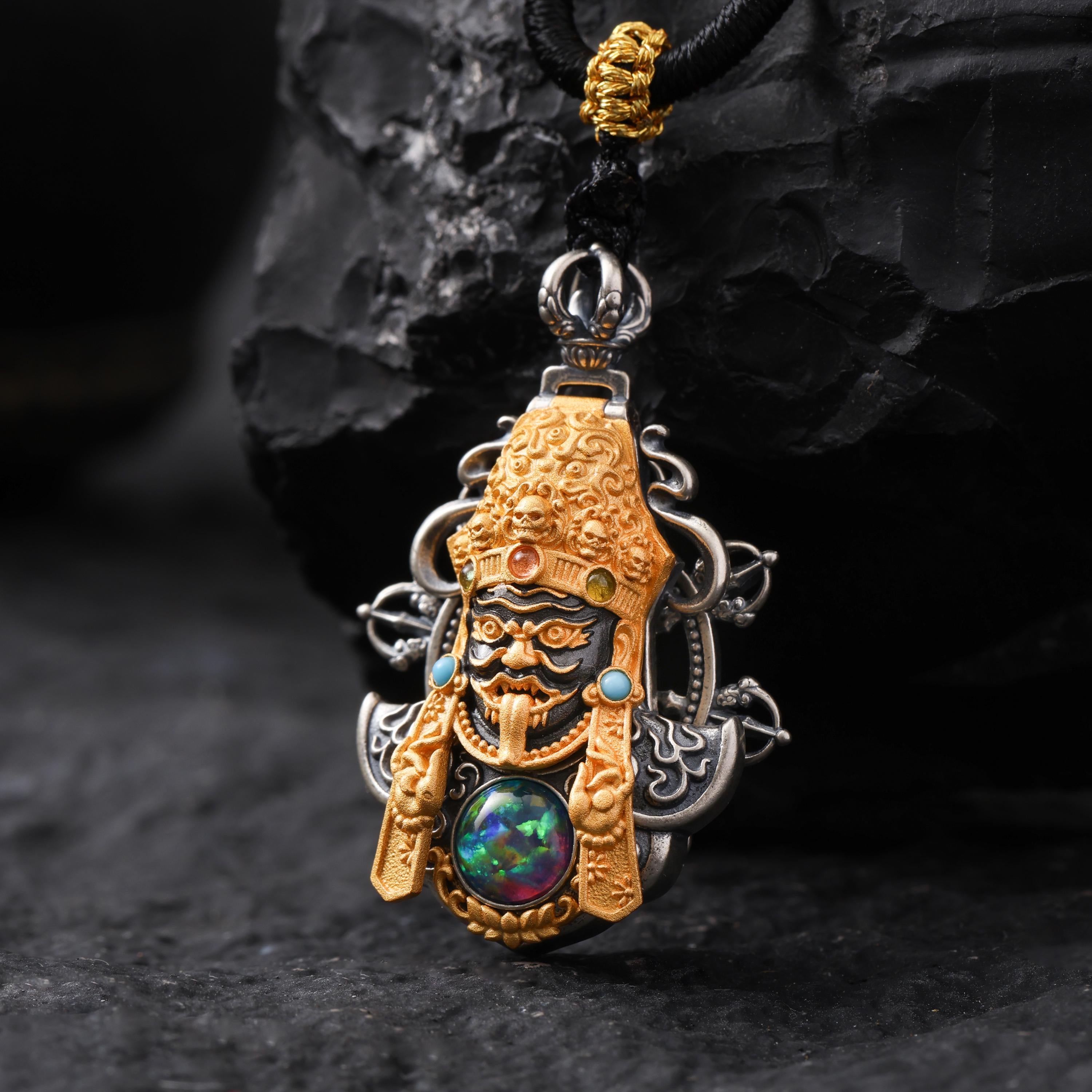 18K Gold-Plated Fortune Pendant