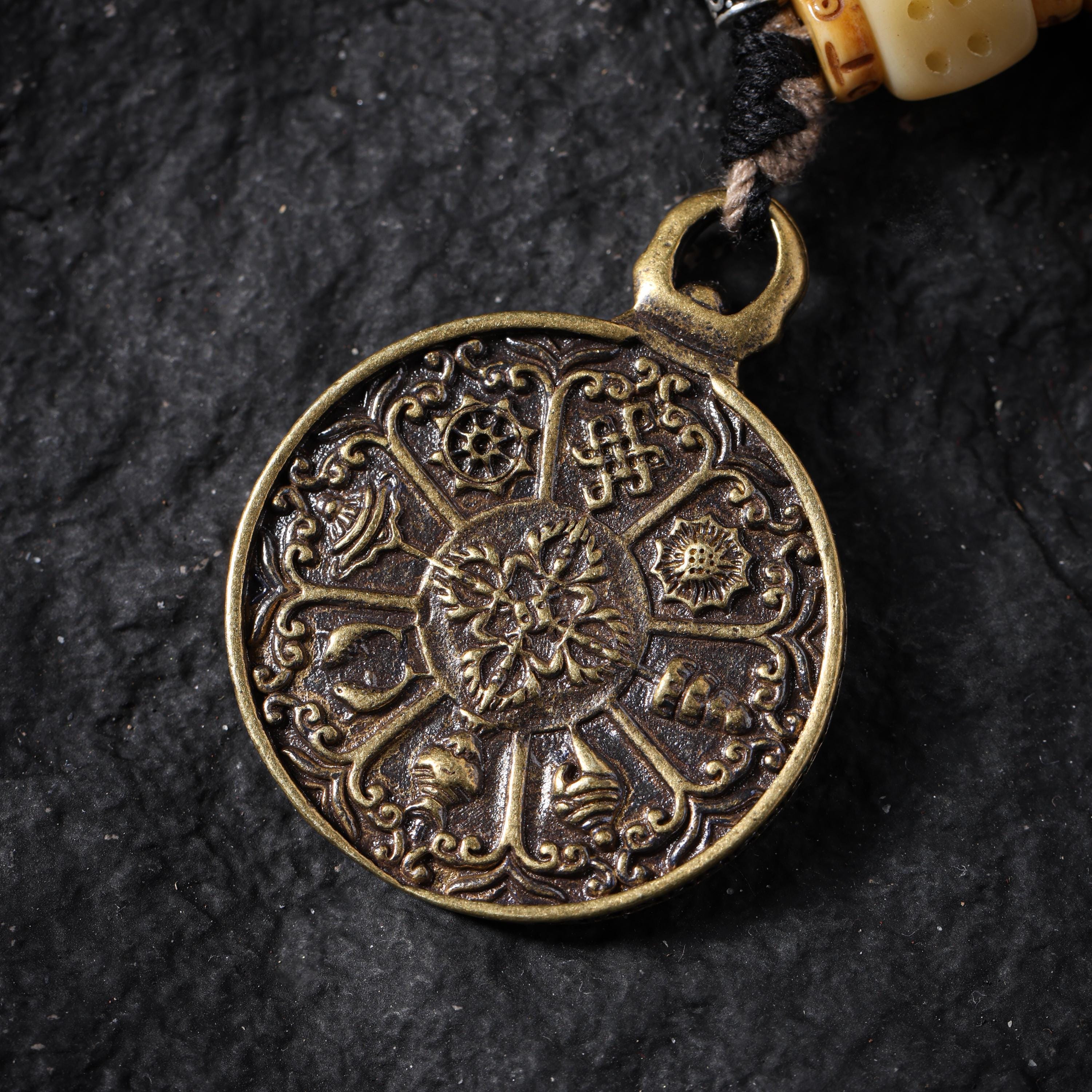 Nine Palaces Bagua Talisman Pendant
