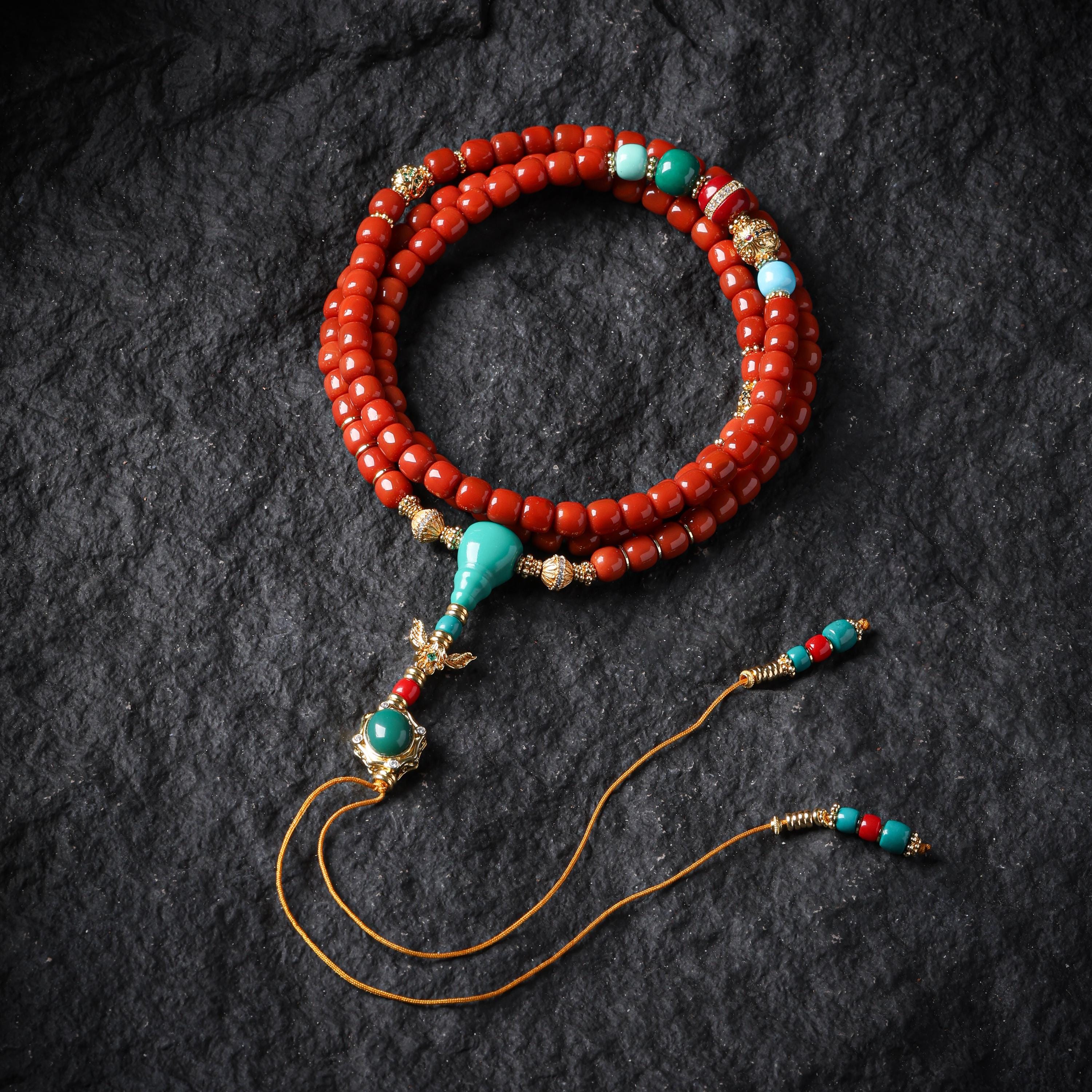 18K Gold-Plated 108 Mala Beads