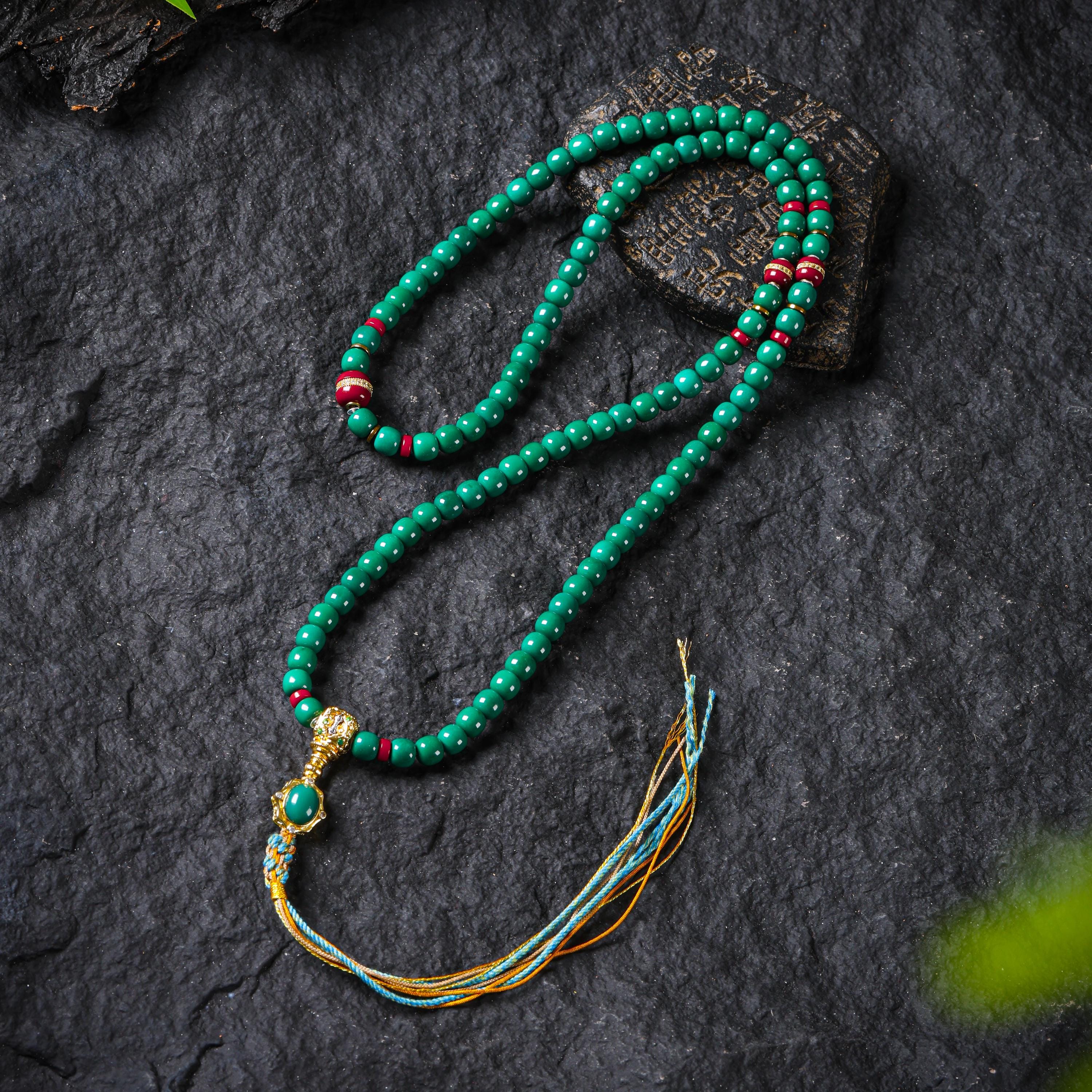 18K Gold-Plated 108 Mala Beads