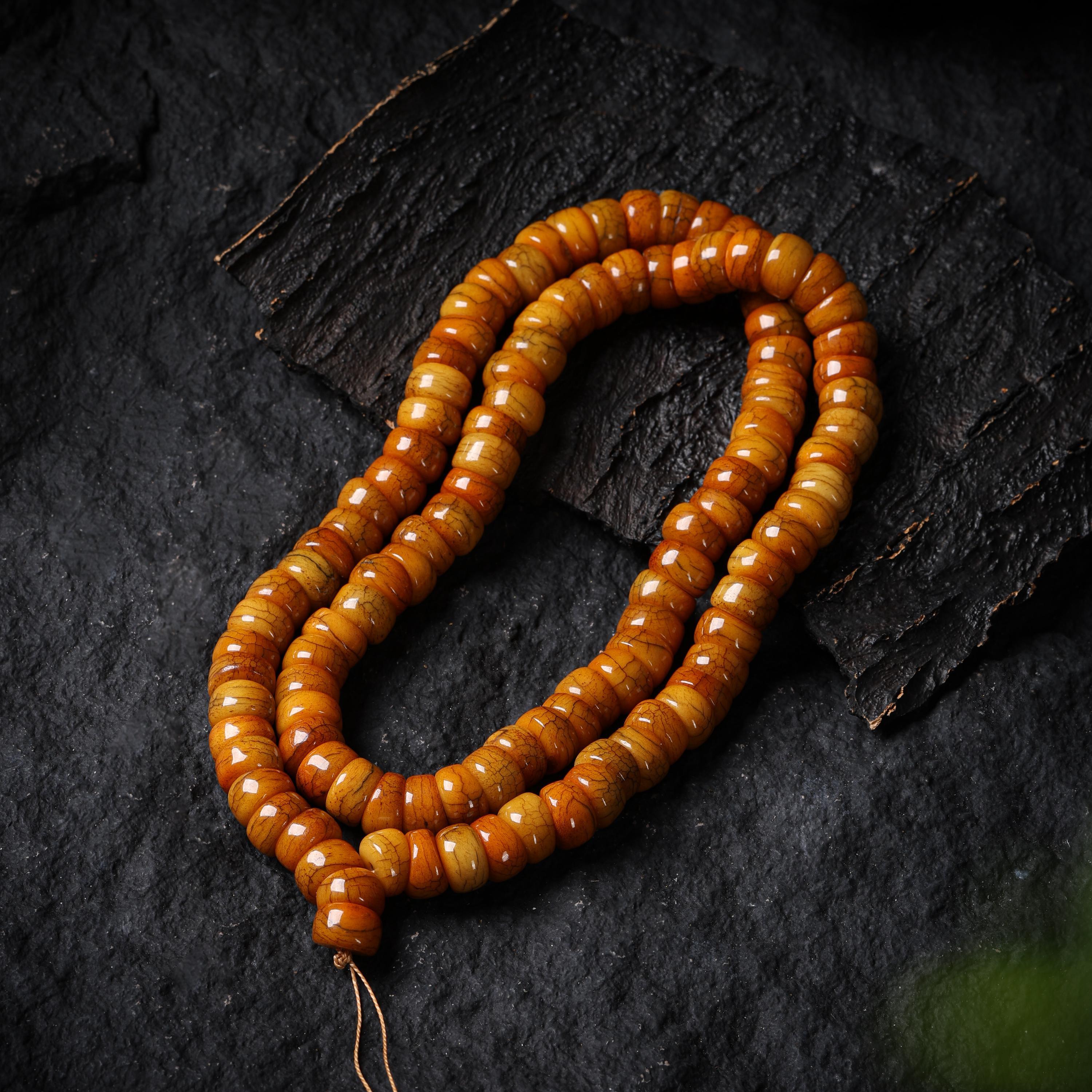 Bone Necklace 108 Mala Beads