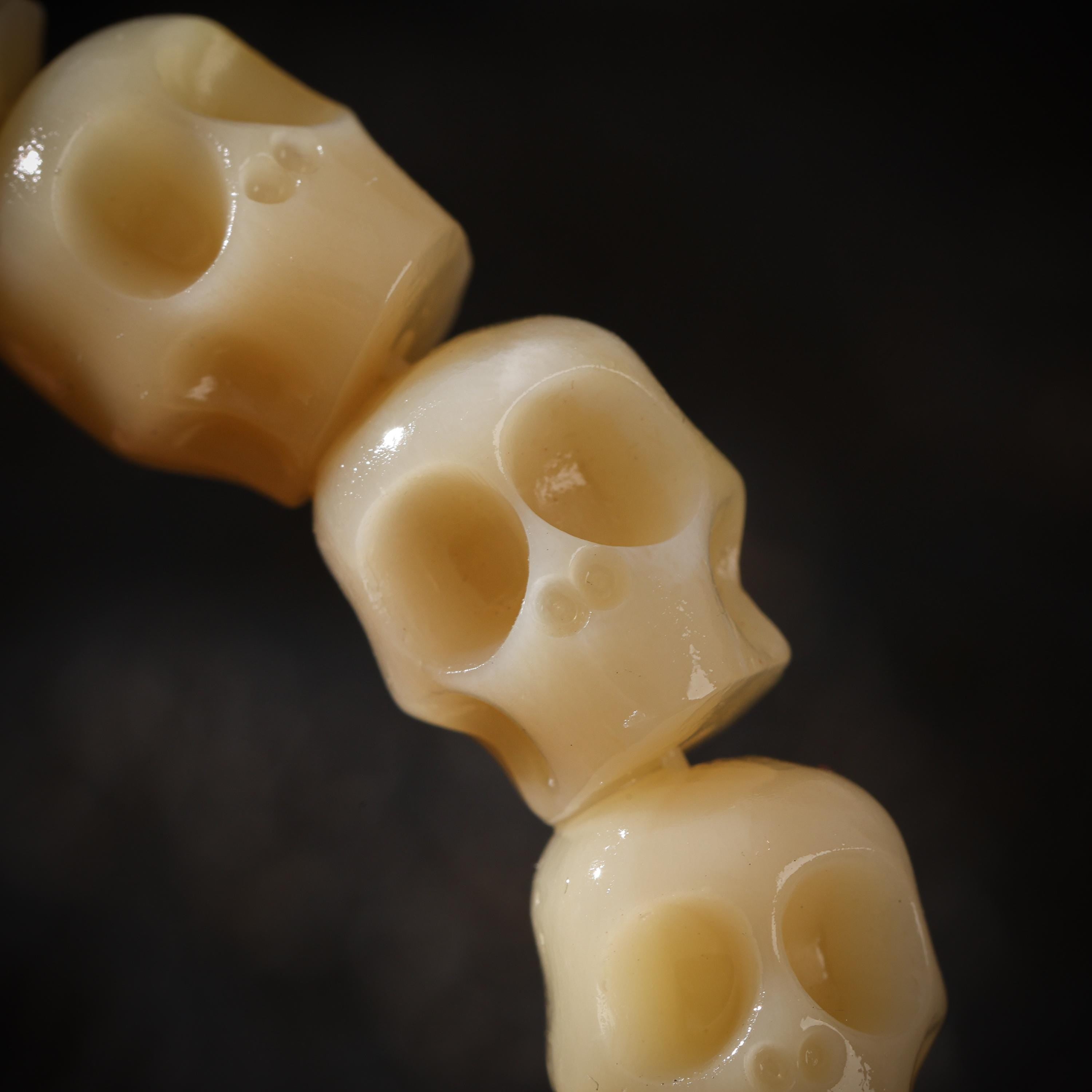 Yak Bone Skull Bracelet