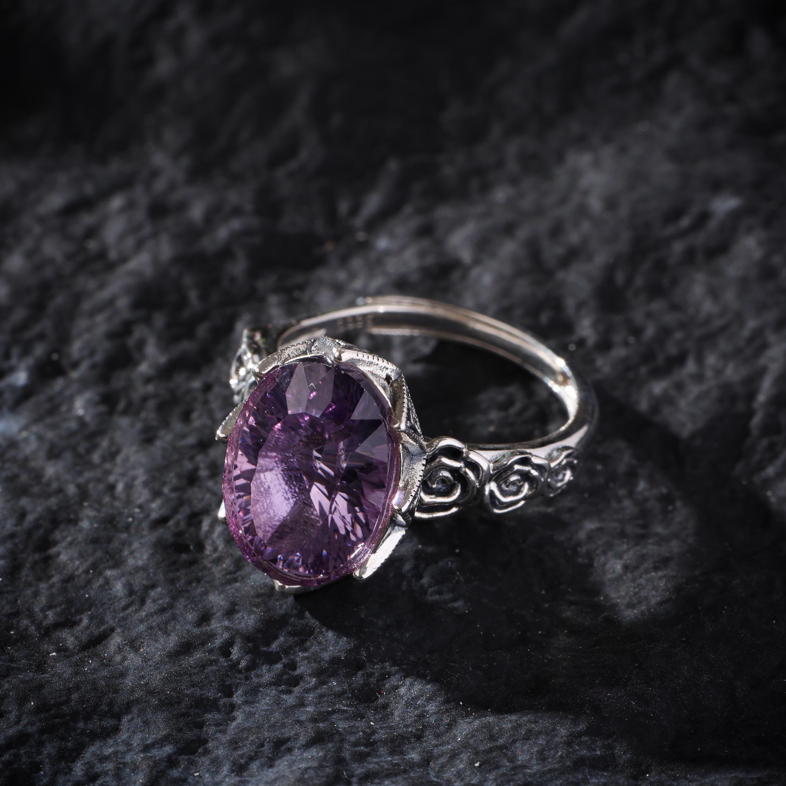 Natural Amethyst Ring