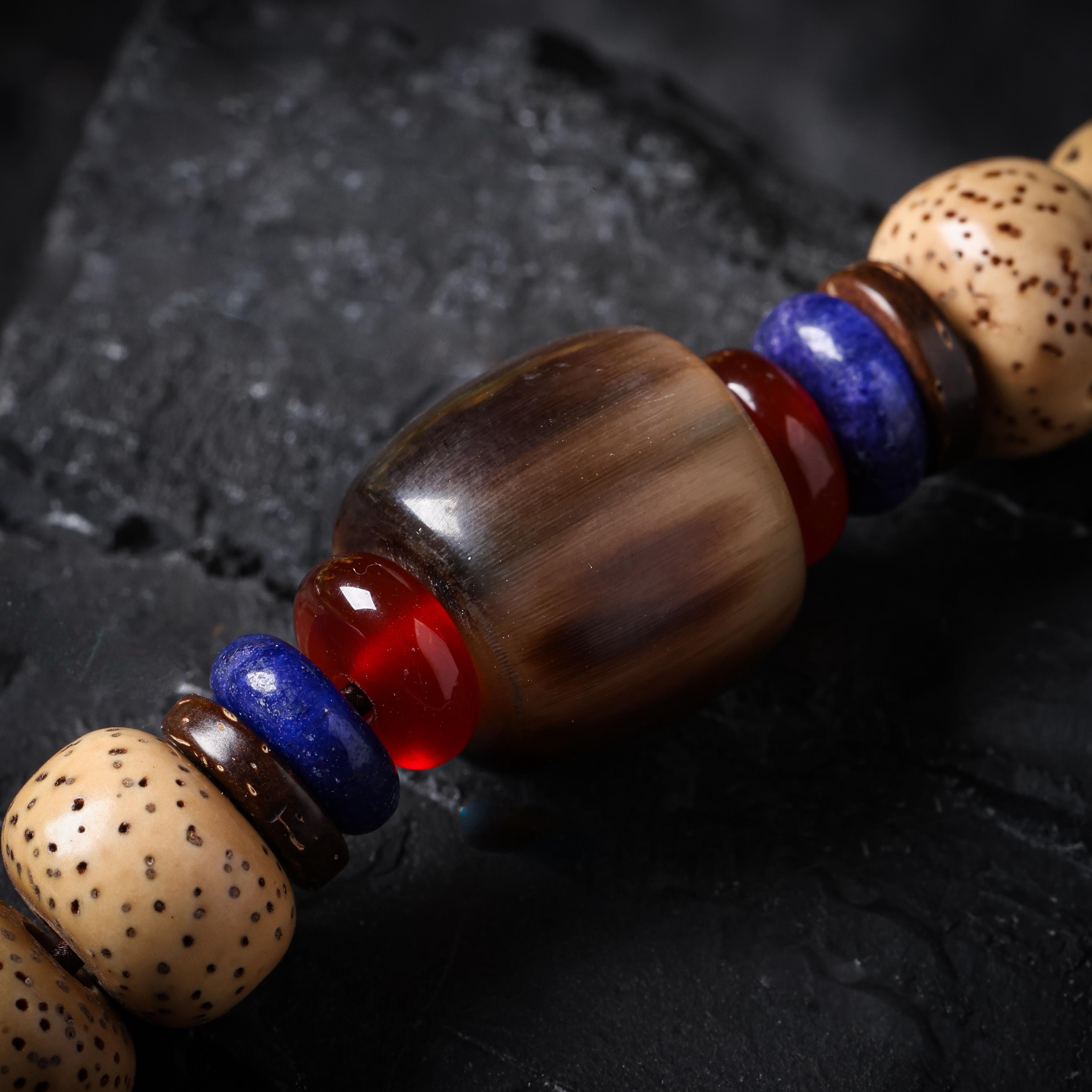 Tibetan Bodhi Necklace 108 Mala Beads