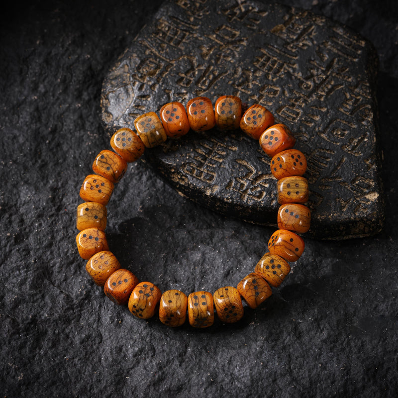 Yak Bone Dice Fortune Bracelet
