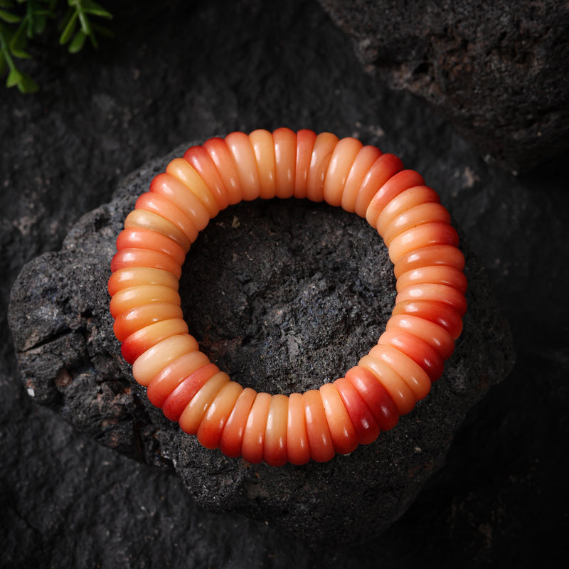 Yak Bone Disc Bead Bracelet