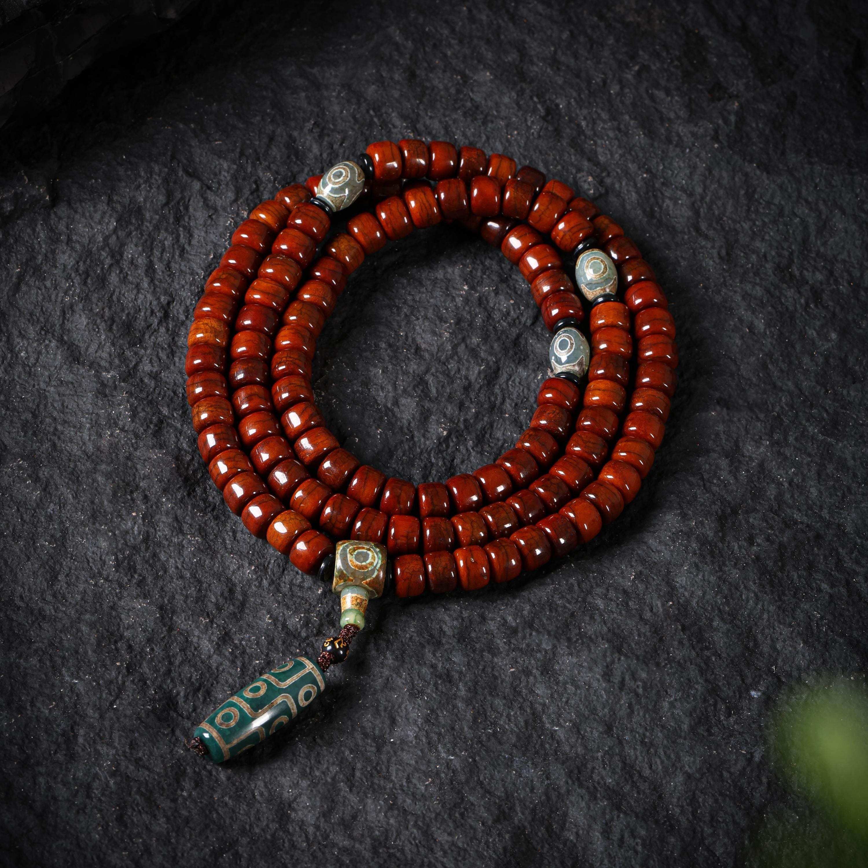 Bone Necklace Tibetan 108 Mala Beads