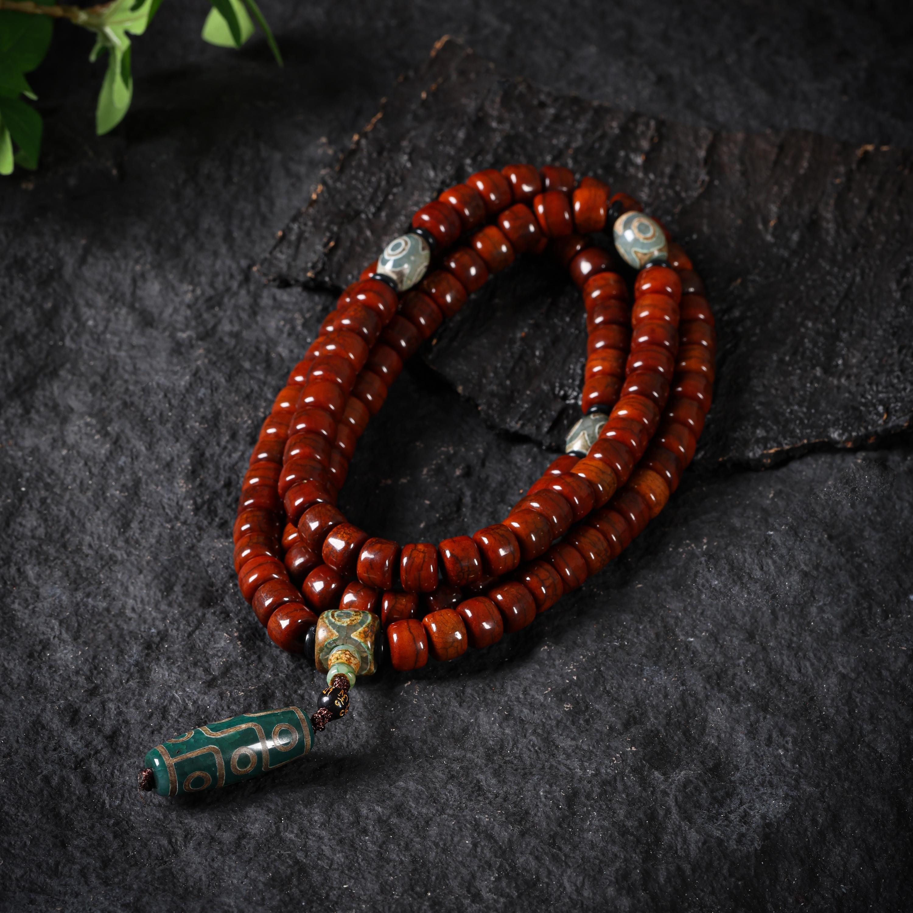 Bone Necklace Tibetan 108 Mala Beads