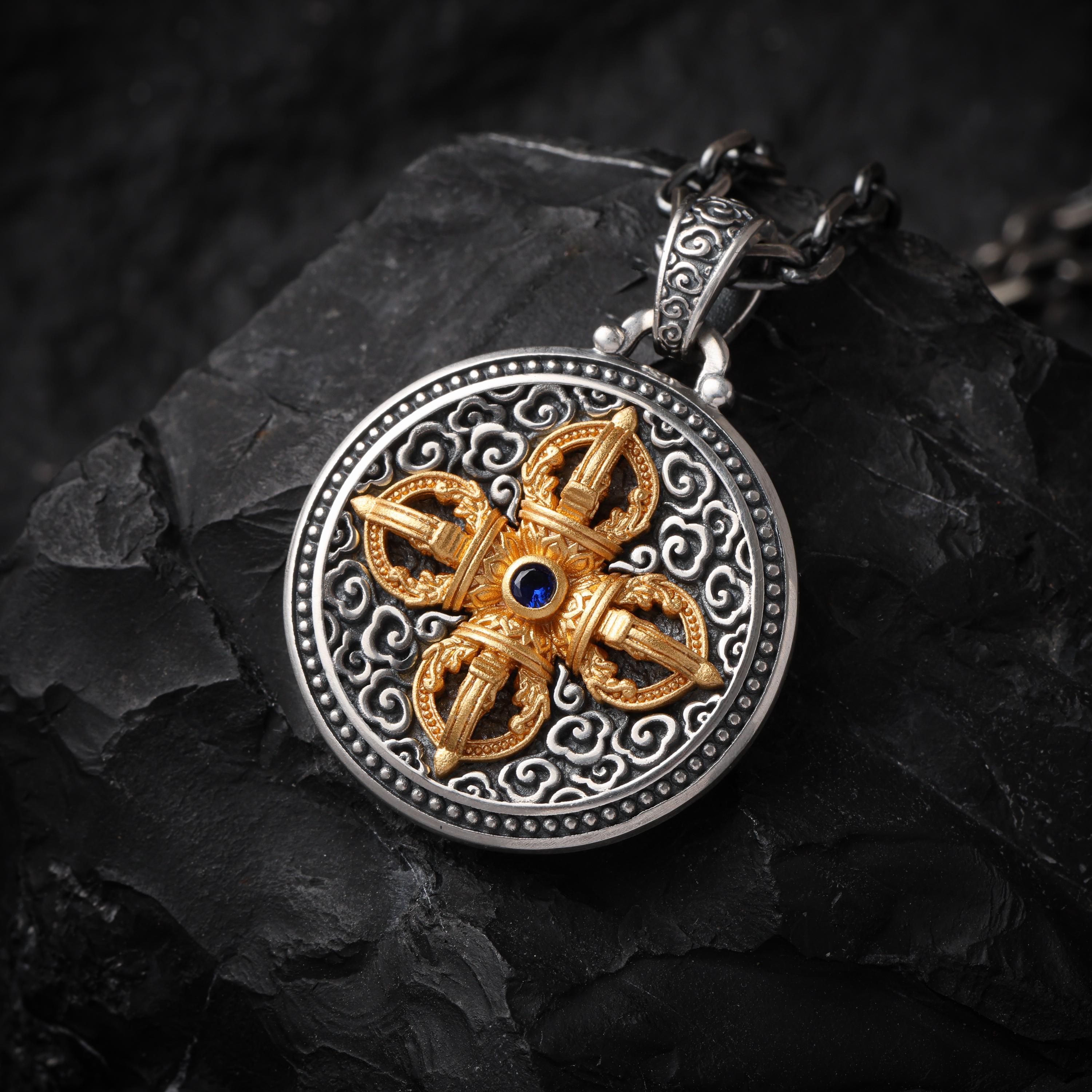 Cross Vajra Pendant