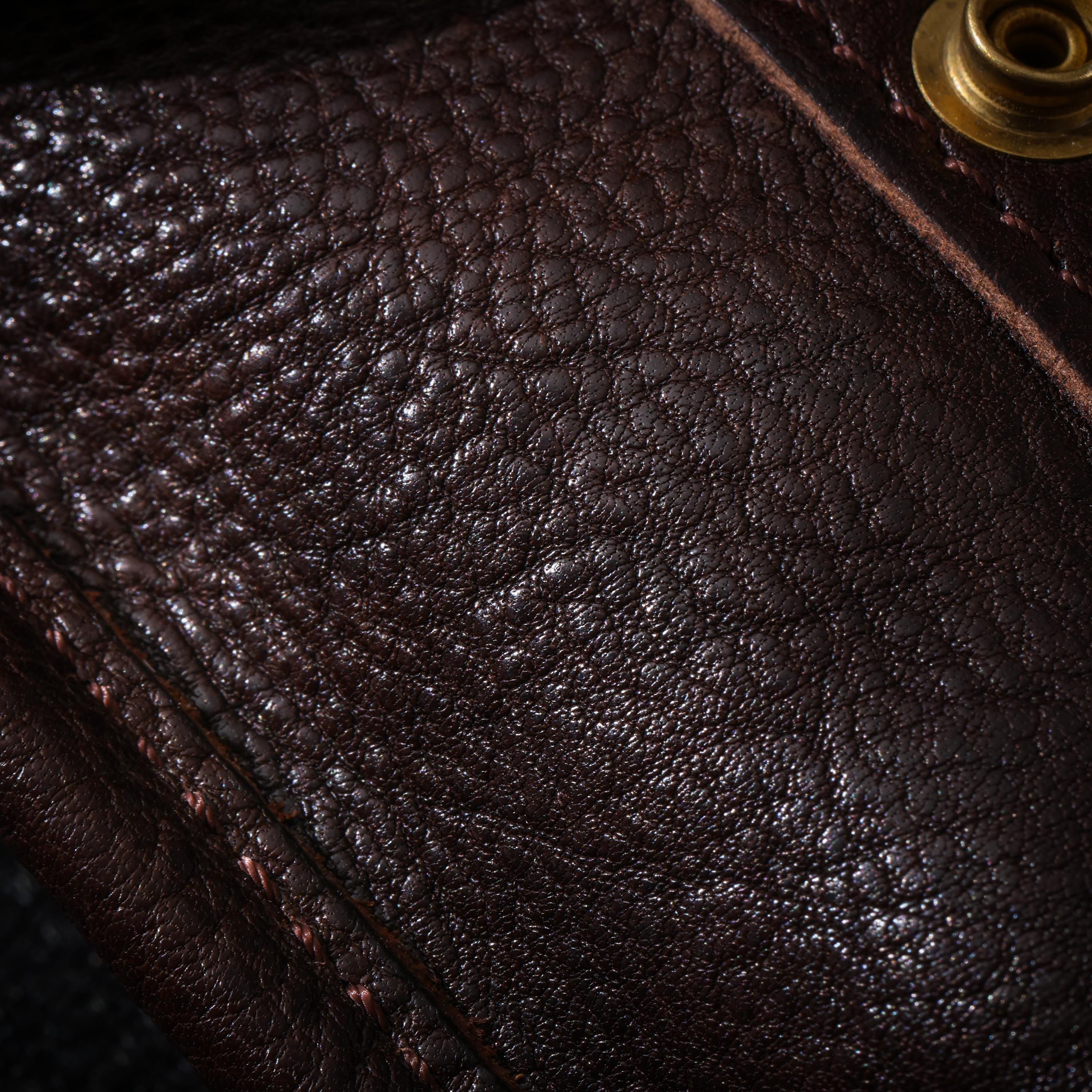 AURA DEER Jewelry Leather Pouch | Full-Grain Cowhide | Small Carry Pouch | Belt or Bag Accessory