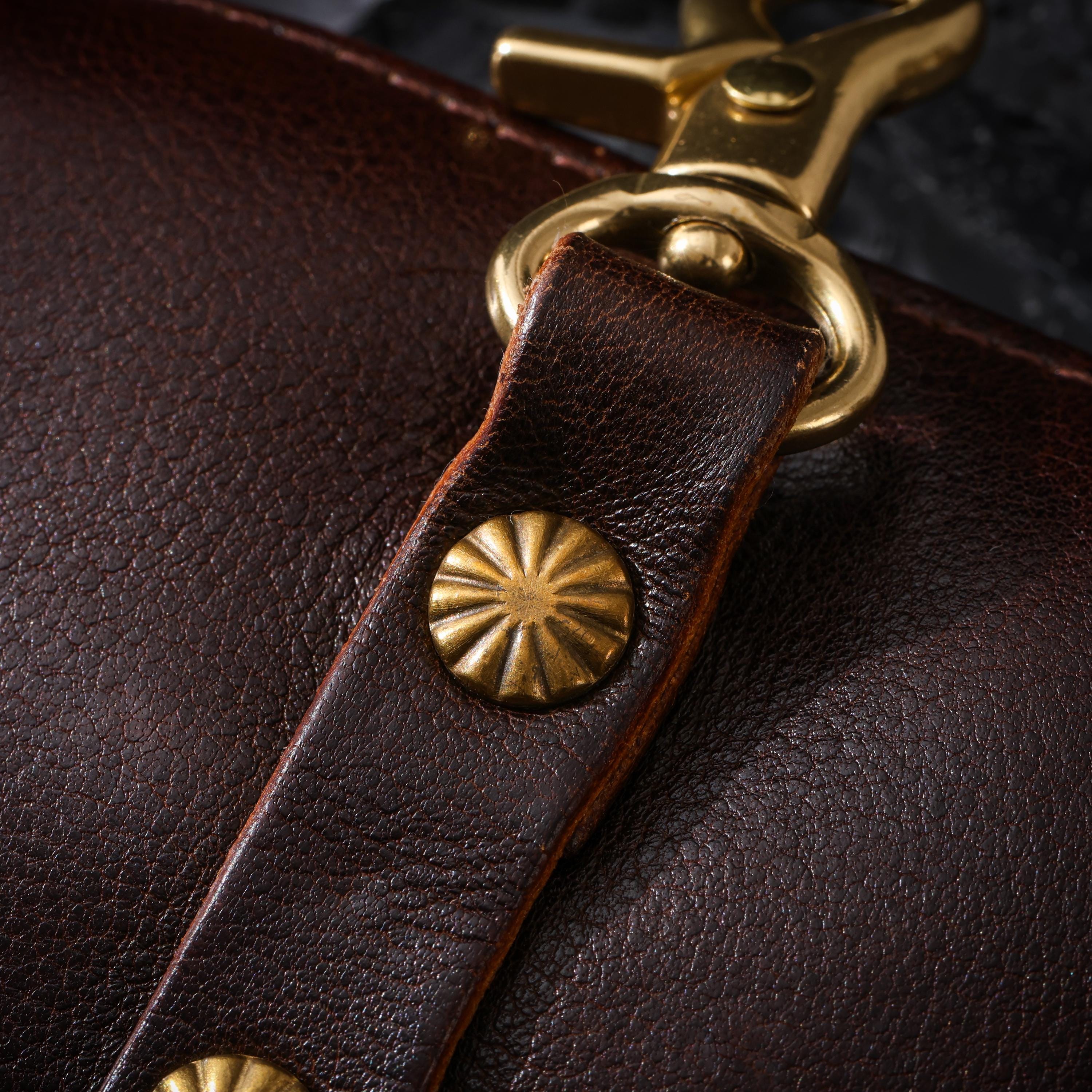 AURA DEER Oiled Cowhide Jewelry Pouch | Full-Grain Cowhide Leather Mini Travel Case