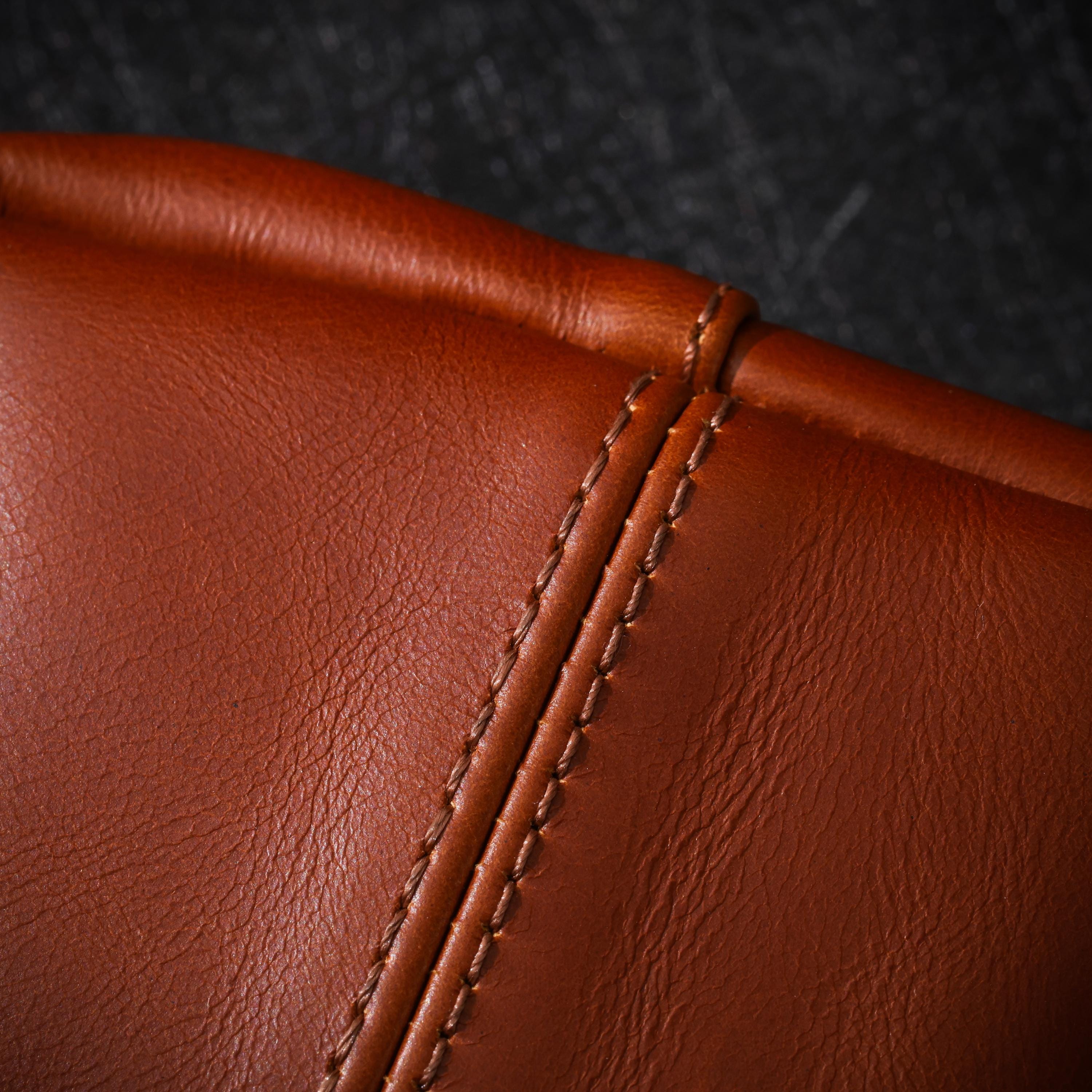 AURA DEER Leather Jewelry Pouch | Full-Grain Cowhide | Velvet Lined | Roomy Travel Pouch