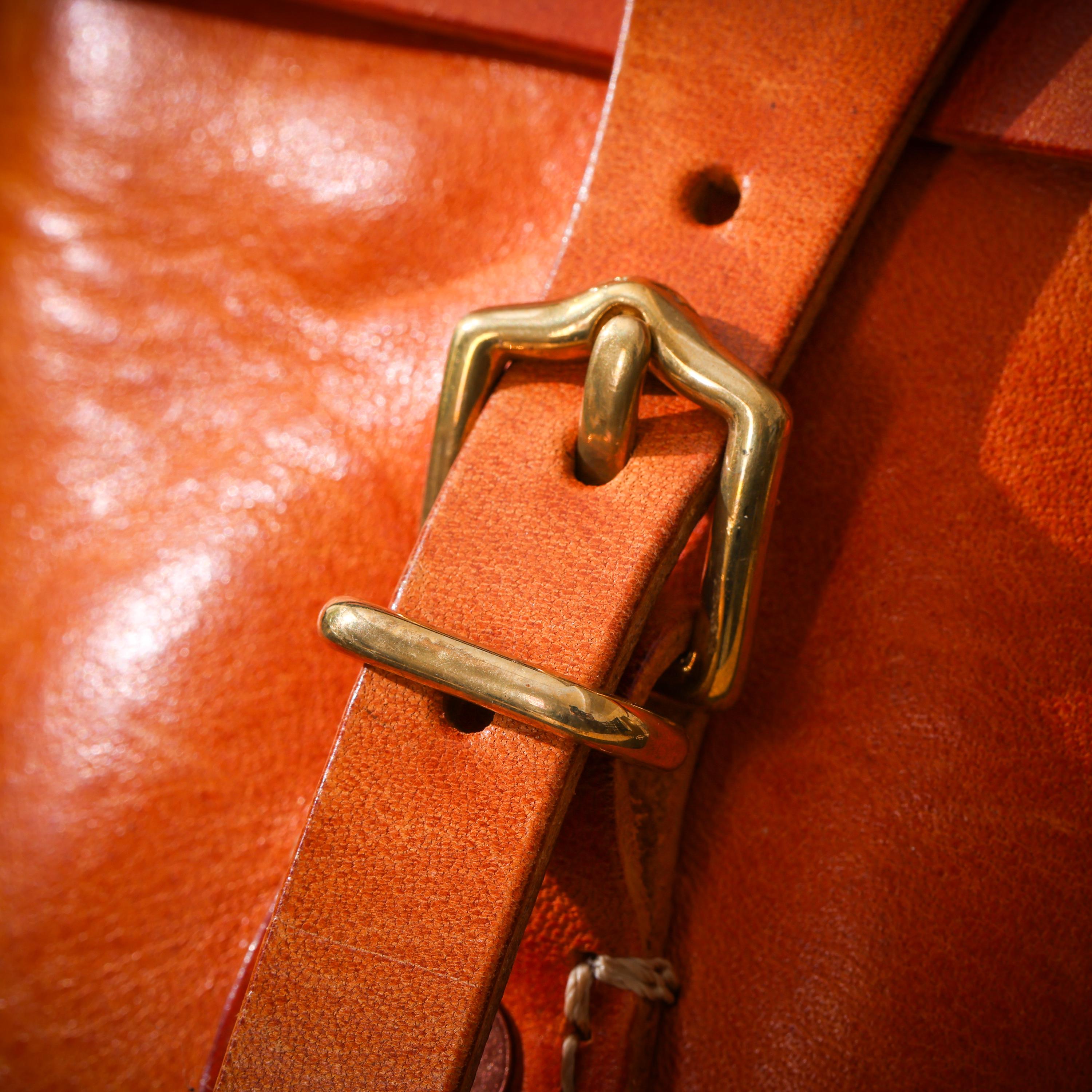 AURA DEER Leather Belt Pouch | Veg-Tanned Full-Grain Cowhide | Solid Brass Hardware | Jewelry & EDC Organizer