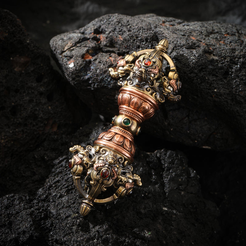 Talismán de mano vajra tibetano